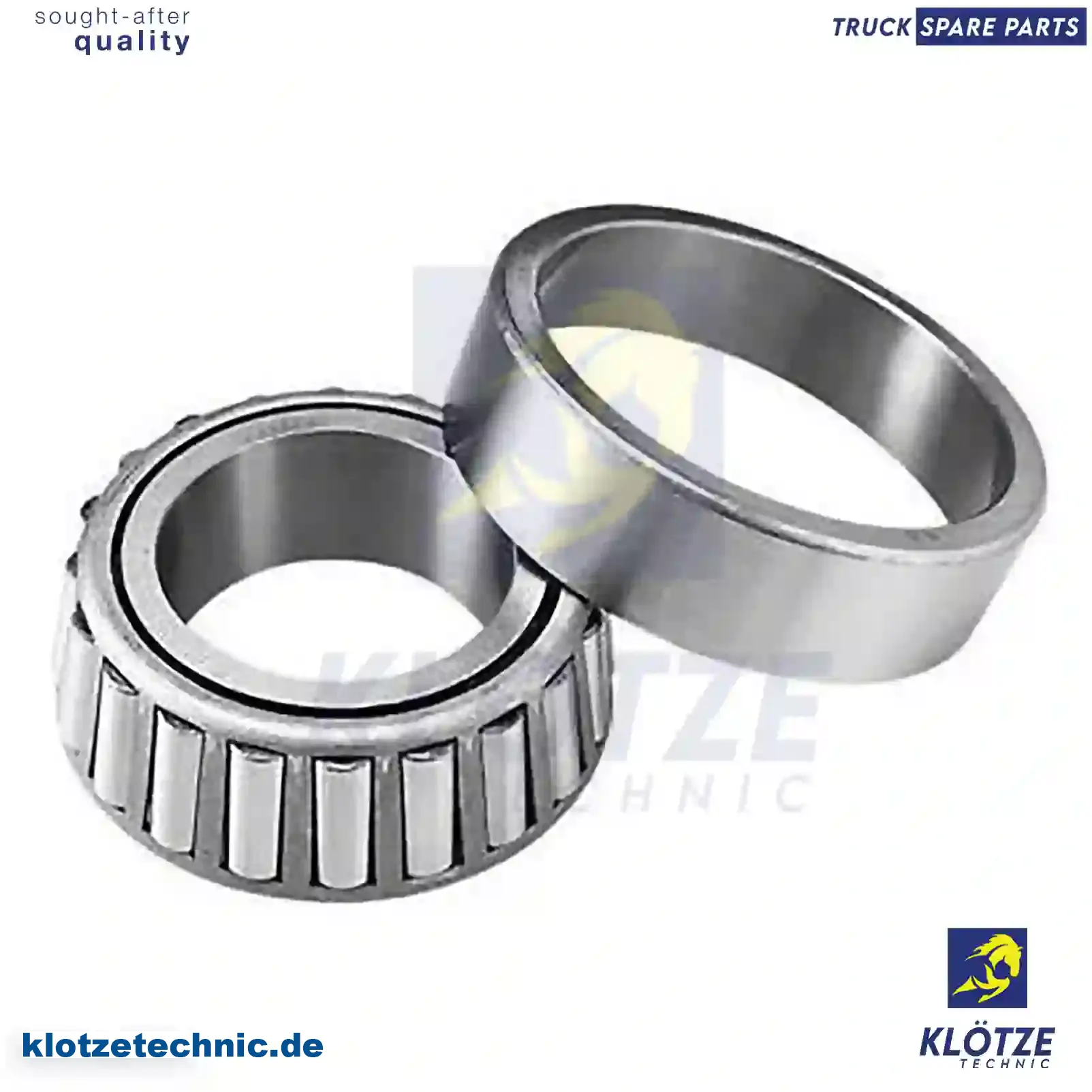 Tapered roller bearing, 8052029DE, 8-12337578-0, 1584340, 322748, 1584340, 1584380, 8151816, ZG02976-0008 || Klötze Technic