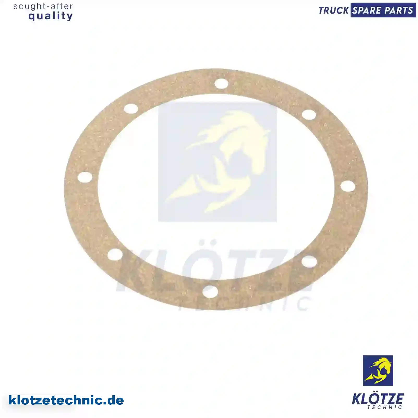 Gasket, hub cover, 9433340080, 0003310180, 3273560180, 9433340080, 015183, ZG01210-0008 || Klötze Technic