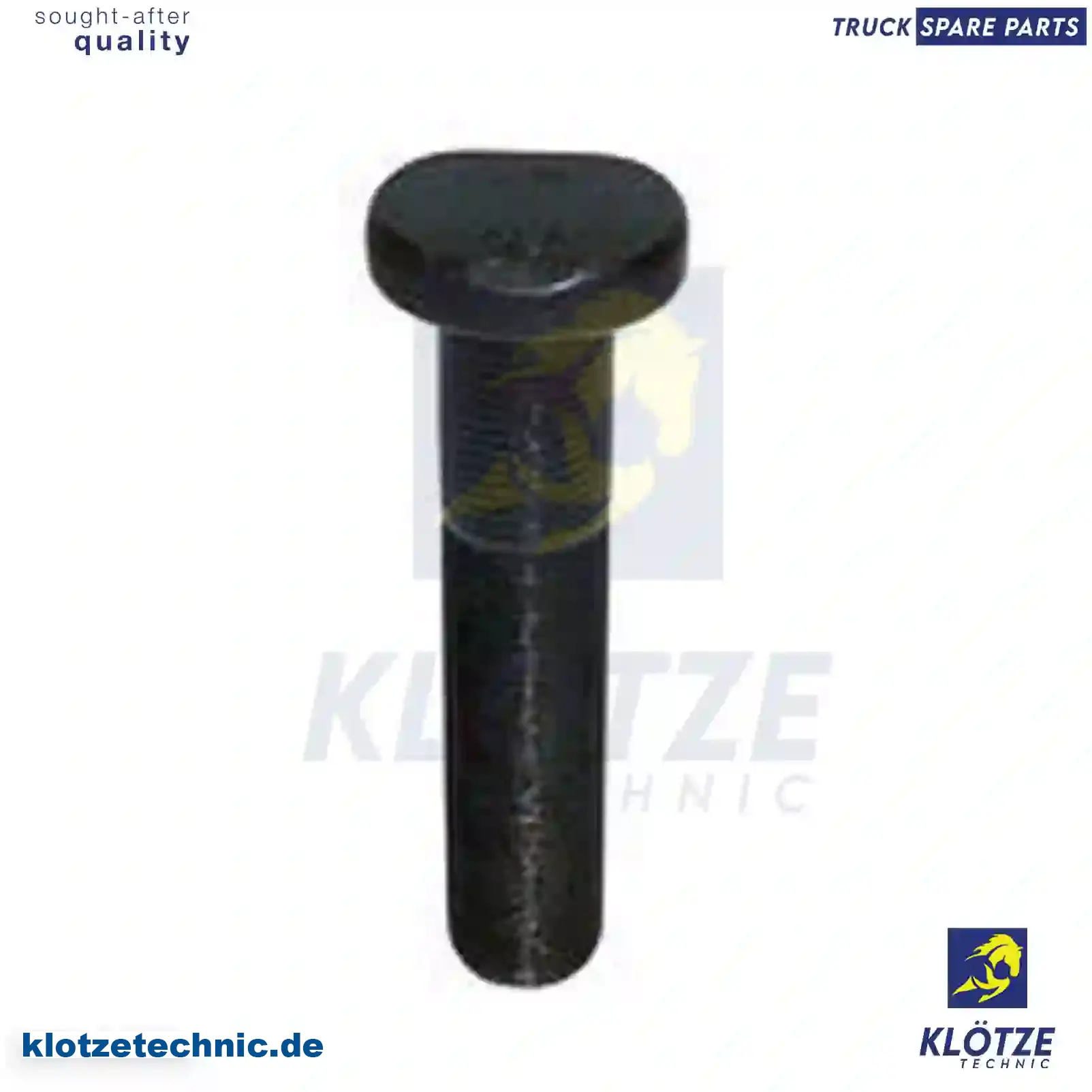 Wheel bolt, complete, 81455010141S2, 0004013771S2, , , || Klötze Technic