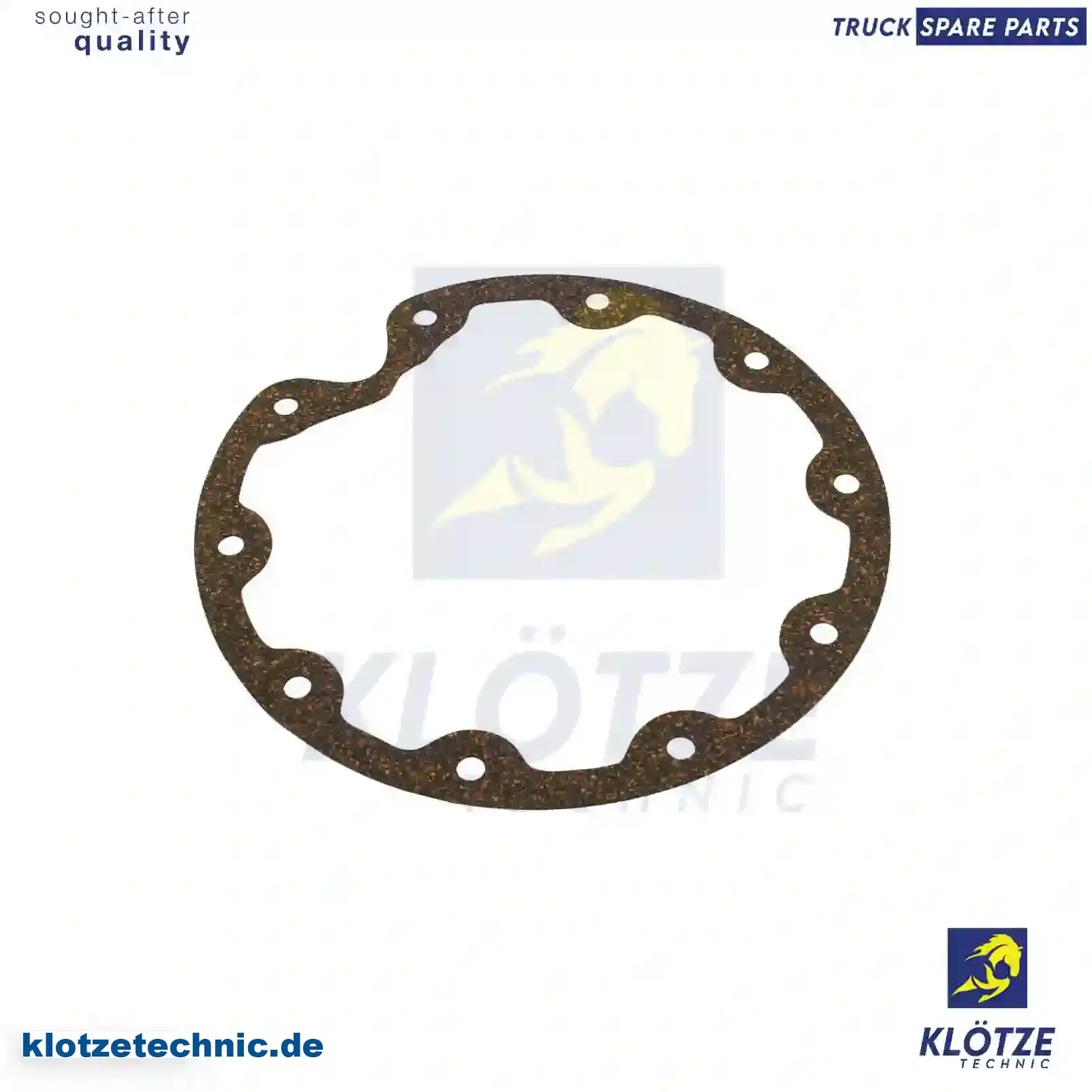 Gasket, hub cover, 81966010298, 3463340080, 6503560180 || Klötze Technic