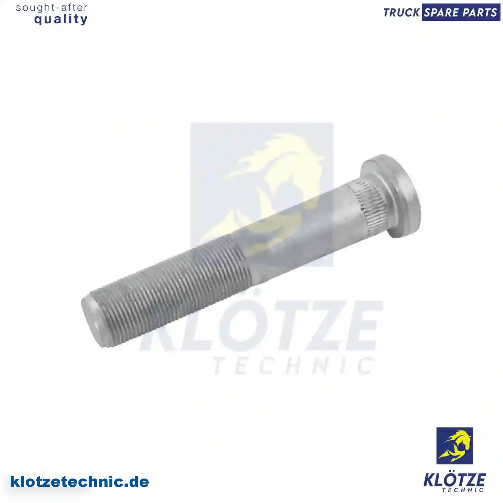 Wheel bolt, 42117309, 42117457, 42127252, ZG41946-0008, , || Klötze Technic