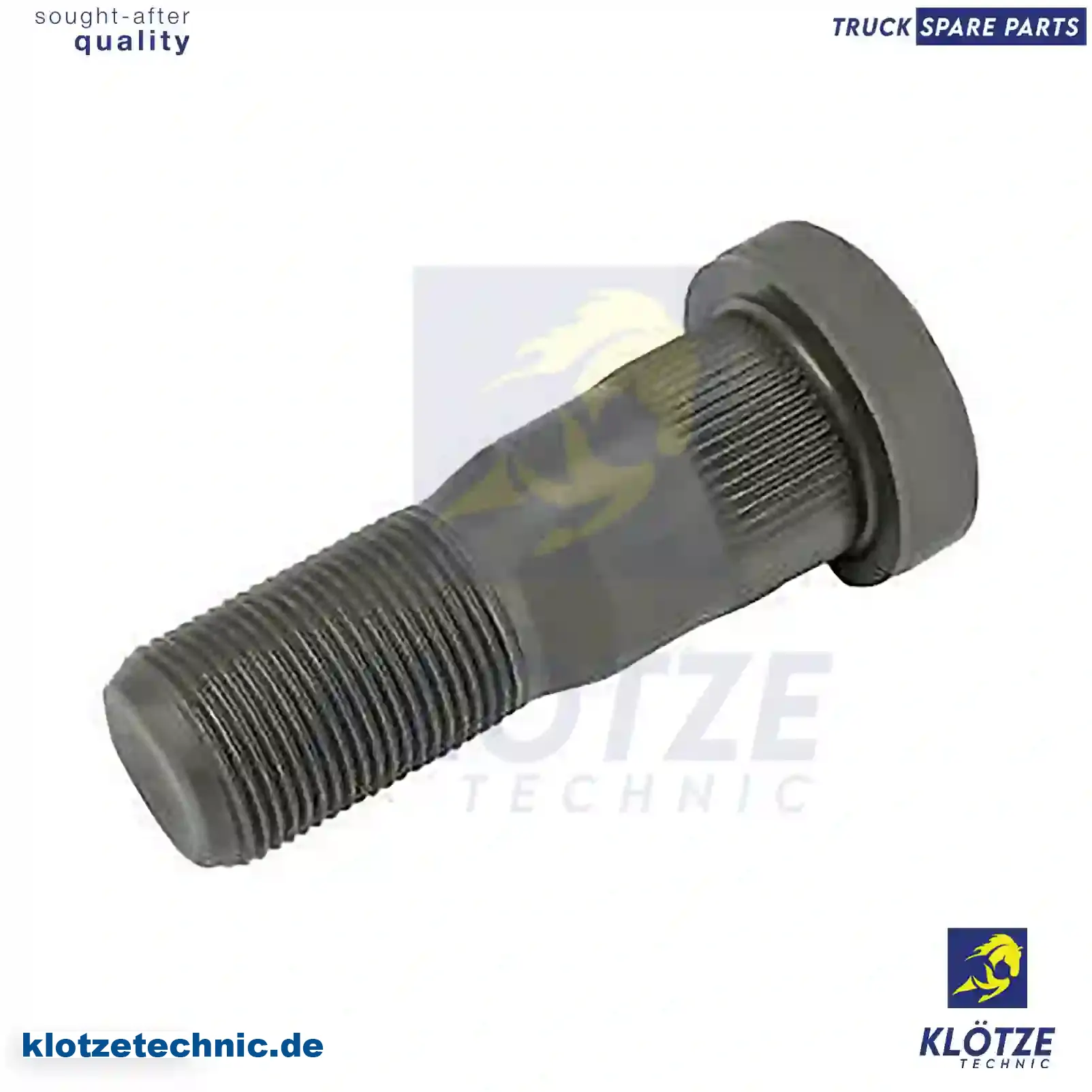 Wheel bolt, 5000737601, 5000737601, , , , || Klötze Technic