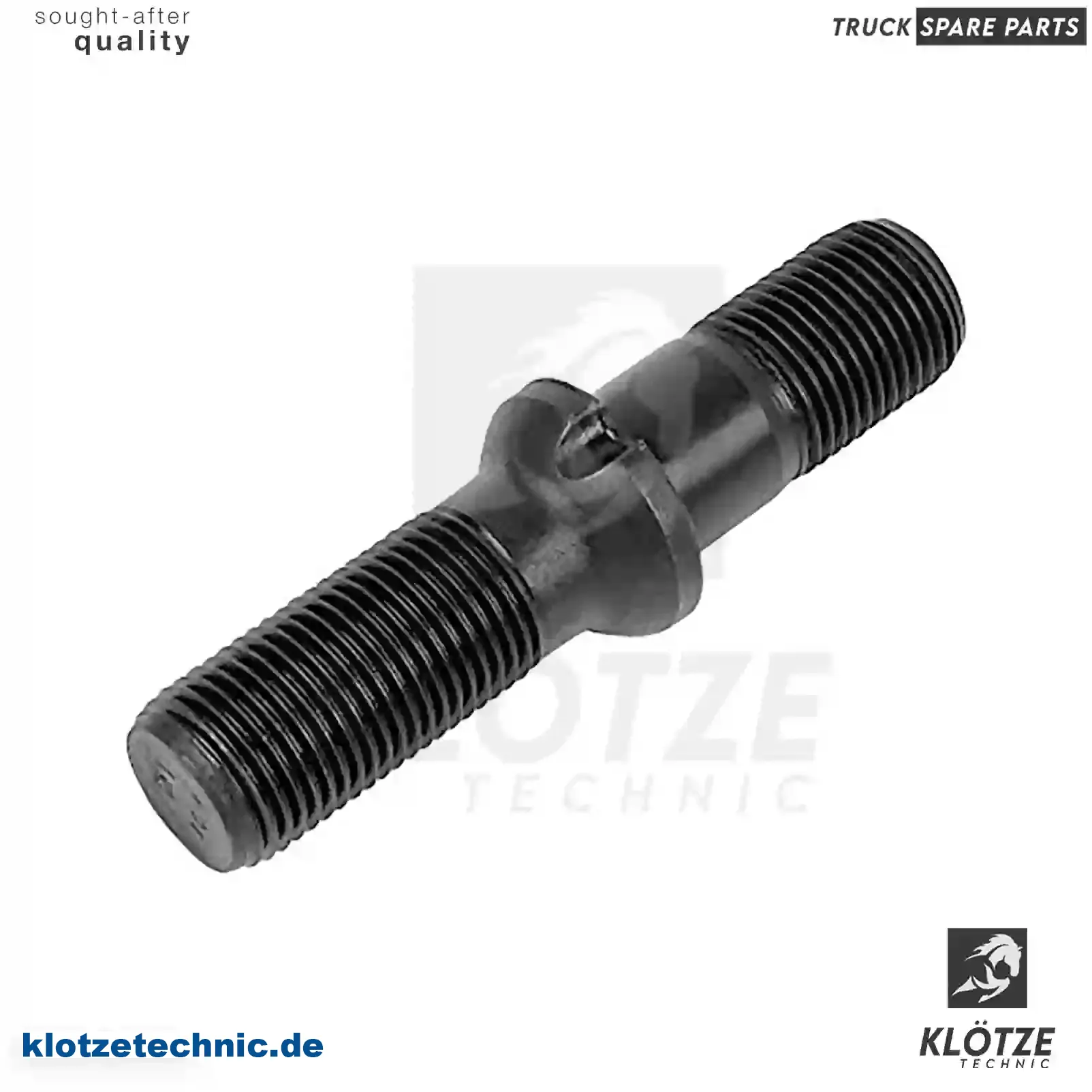 Wheel bolt, 0329613090, 6143072410, 1303102800, 1303102810, 1303102811, 8241016242, || Klötze Technic