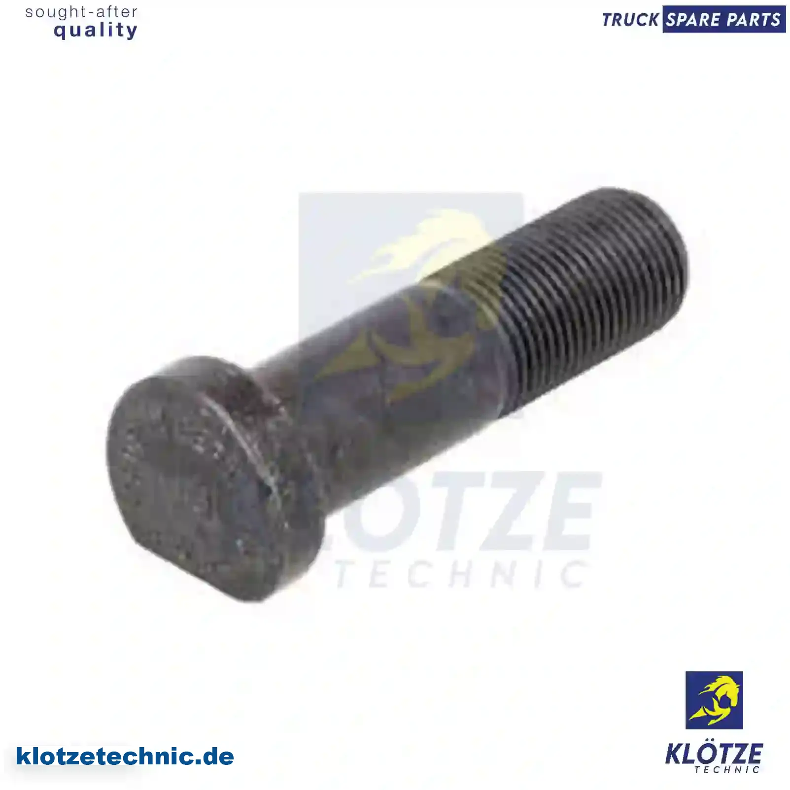 Wheel bolt, 3184020071, ZG41930-0008, , || Klötze Technic