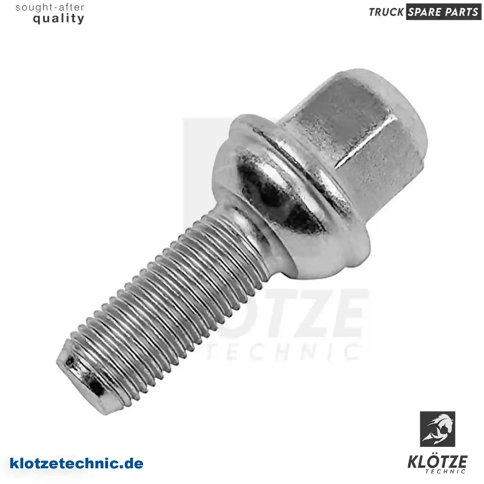 Wheel bolt, 6014010170, 6014010270, 6014010370, 2D0601139, || Klötze Technic