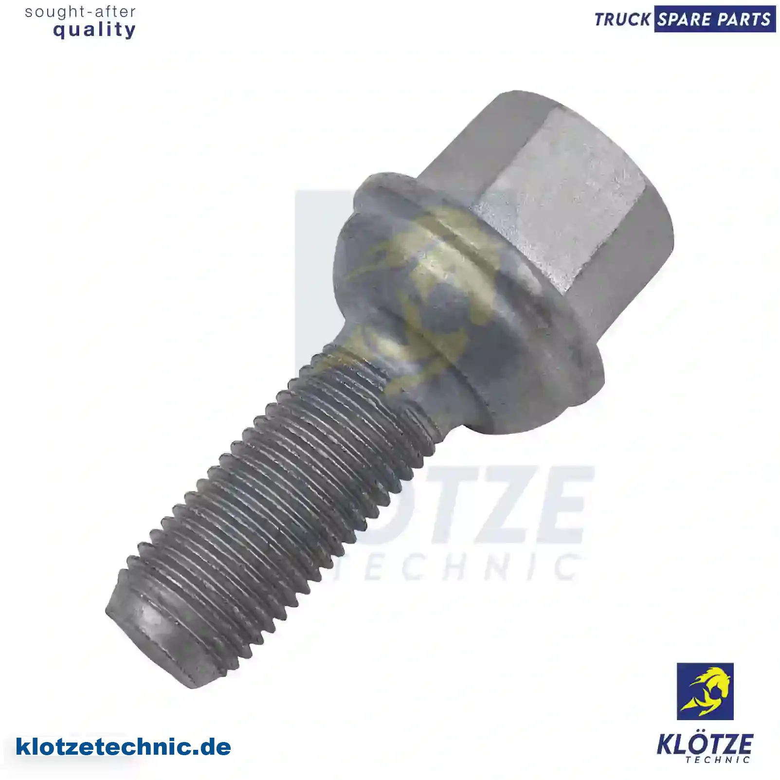 Wheel bolt, 5104080AA, 5104080AA, 4604010070, 4604010270, 9014010070 || Klötze Technic