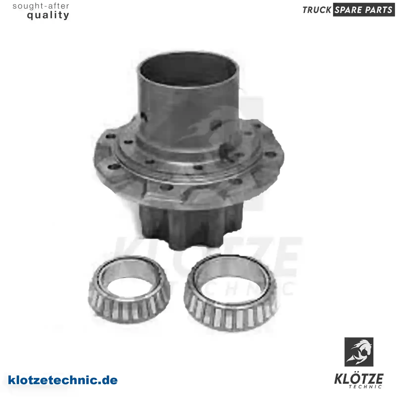 Wheel hub, with bearing, 9763561101S, , , , , , || Klötze Technic