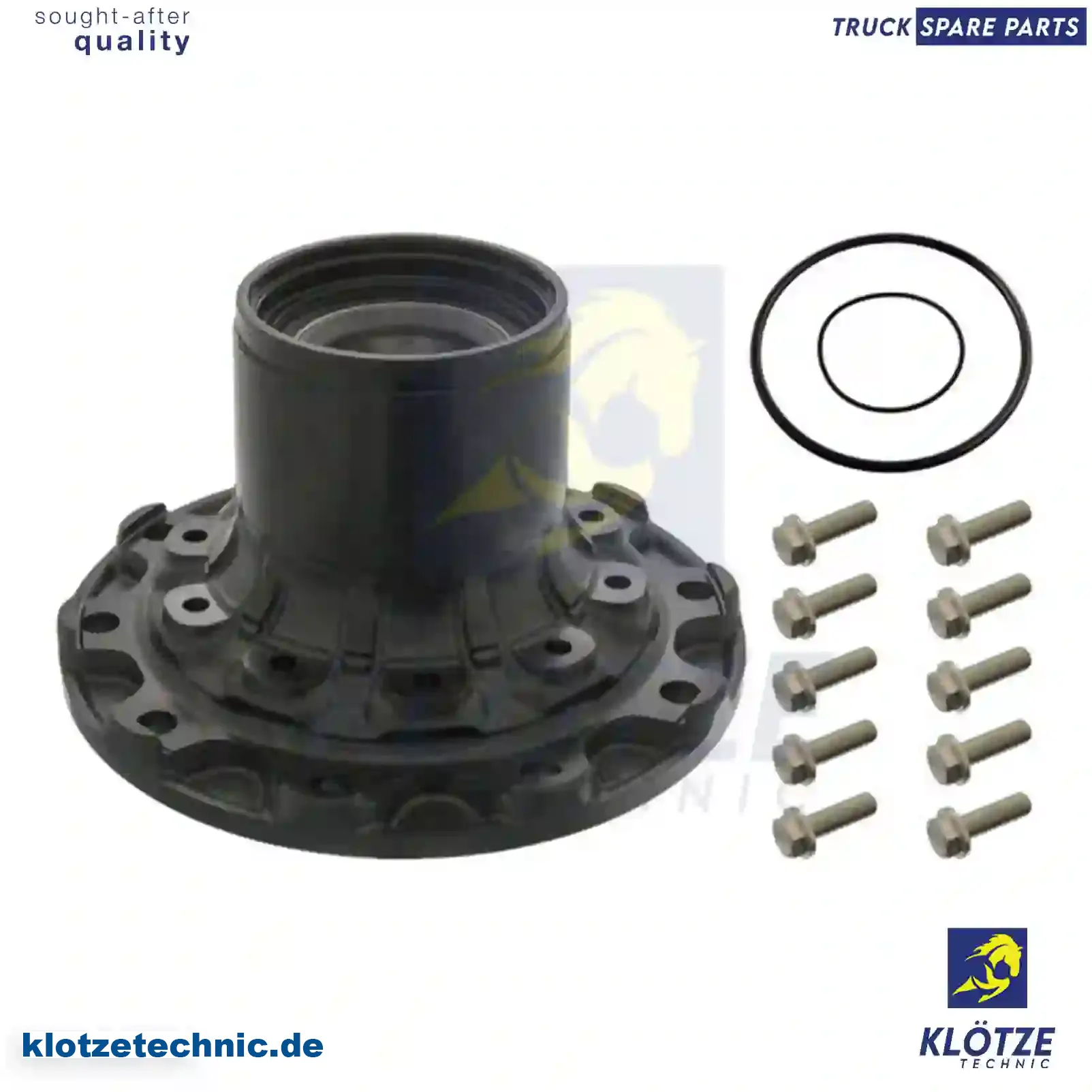 Wheel hub, with bearing, JAE002081001410, JAE0250302801, 0003502335 || Klötze Technic