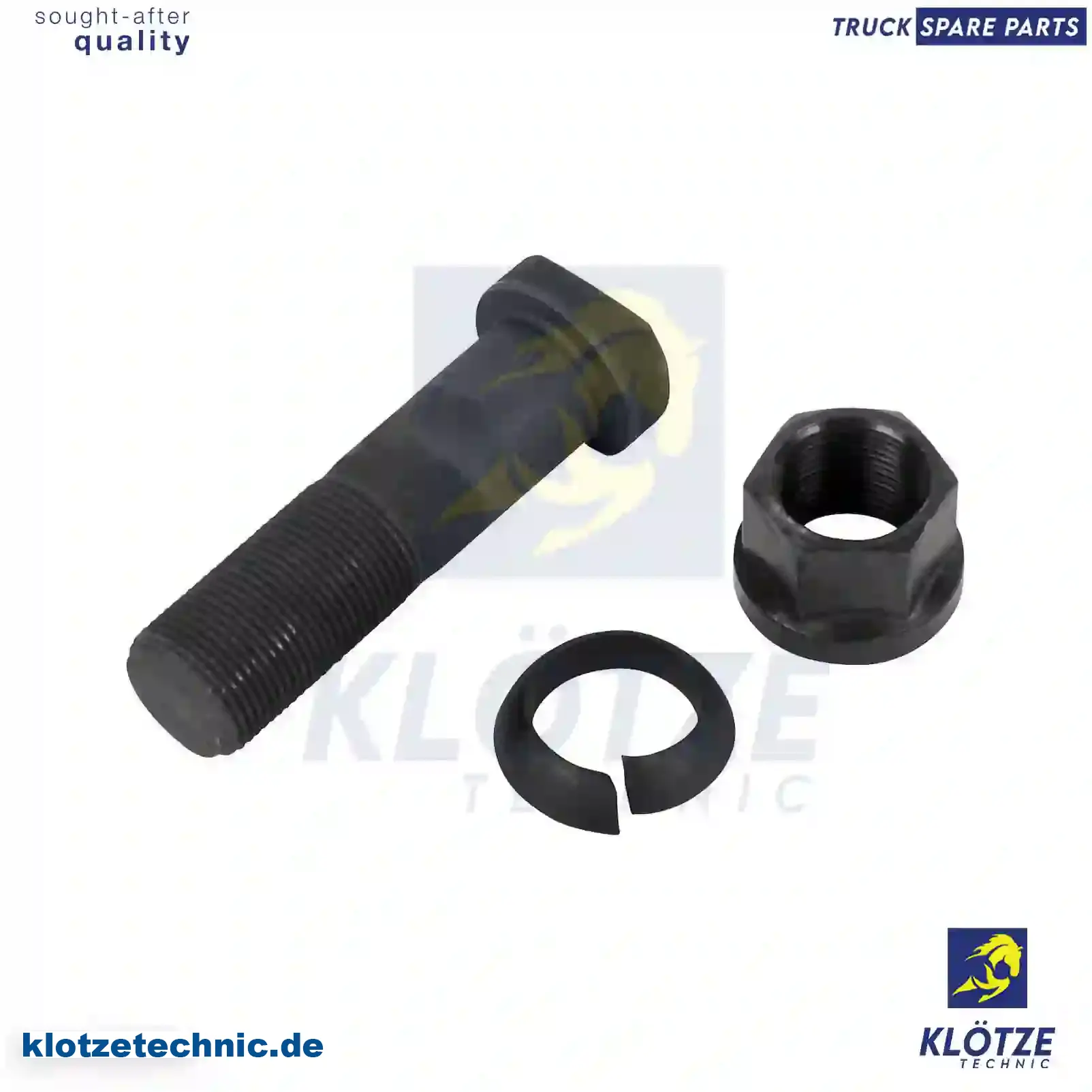 Wheel bolt, complete, 0004012471S1, 3894010071S1, , , || Klötze Technic