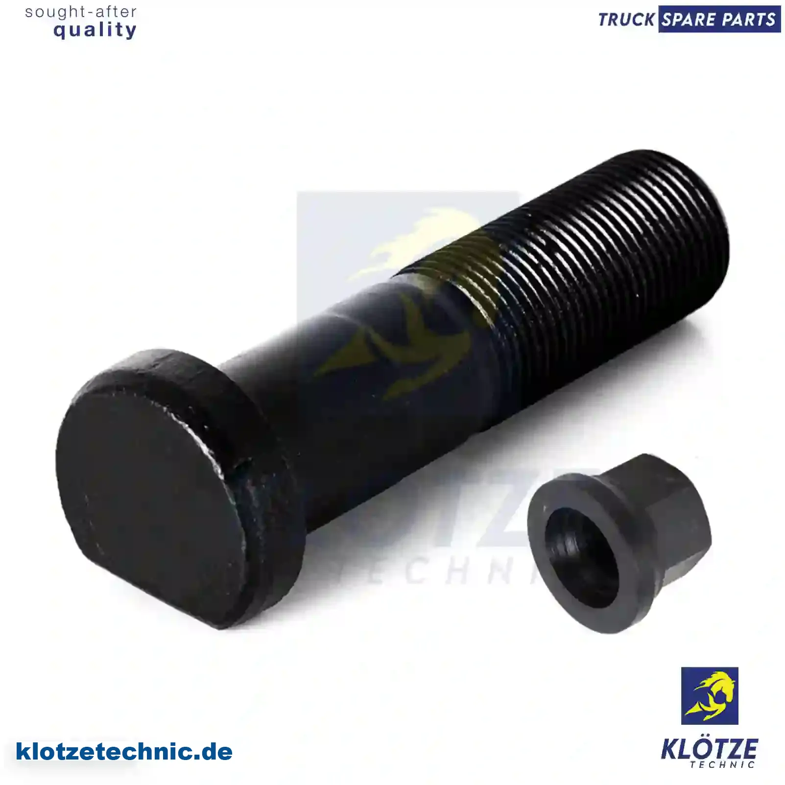 Wheel bolt, complete, 3524020071S, ZG41953-0008, , , || Klötze Technic