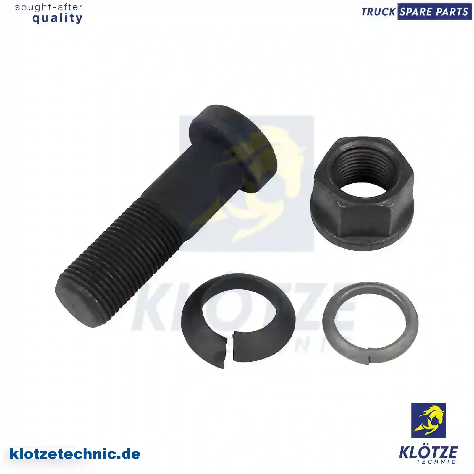 Wheel bolt, complete, 3144020071S1, , , , || Klötze Technic