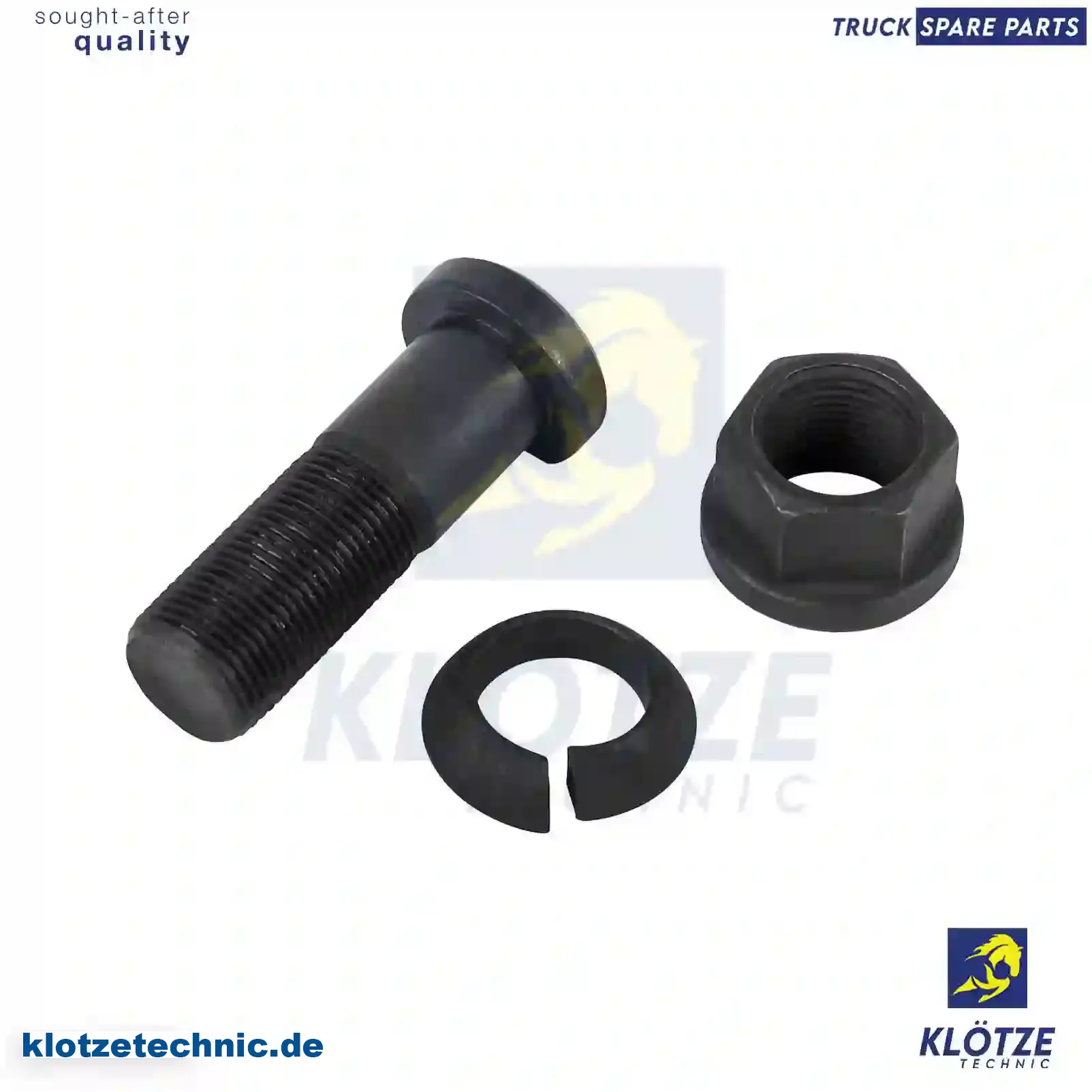 Wheel bolt, complete, 3184010071S, , , , || Klötze Technic