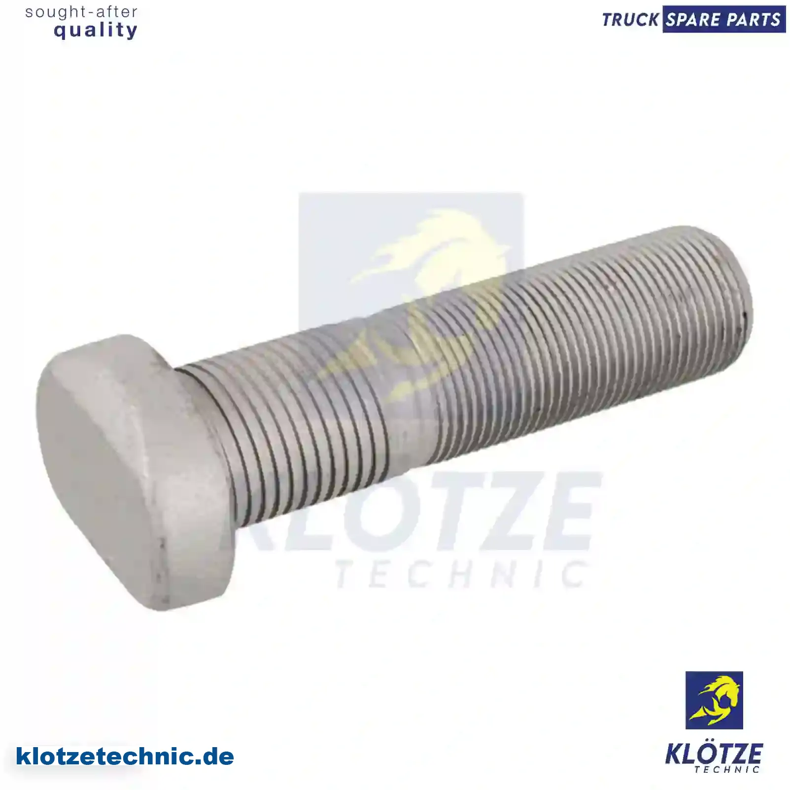 Wheel bolt, complete, 0004012971S, 3814011271S, 9484010271S, ZG41954-0008, , || Klötze Technic