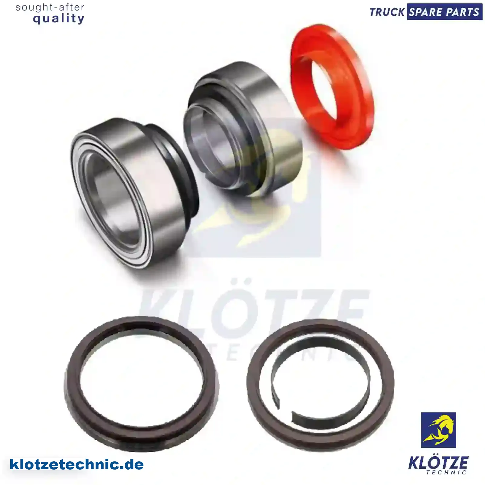 Bearing kit, 5001861915, 7420792439, 7421036050, 7420518661, 1075408, 20518661, 20792439, 20792440, 20967828, 21036050, ZG40214-0008 || Klötze Technic