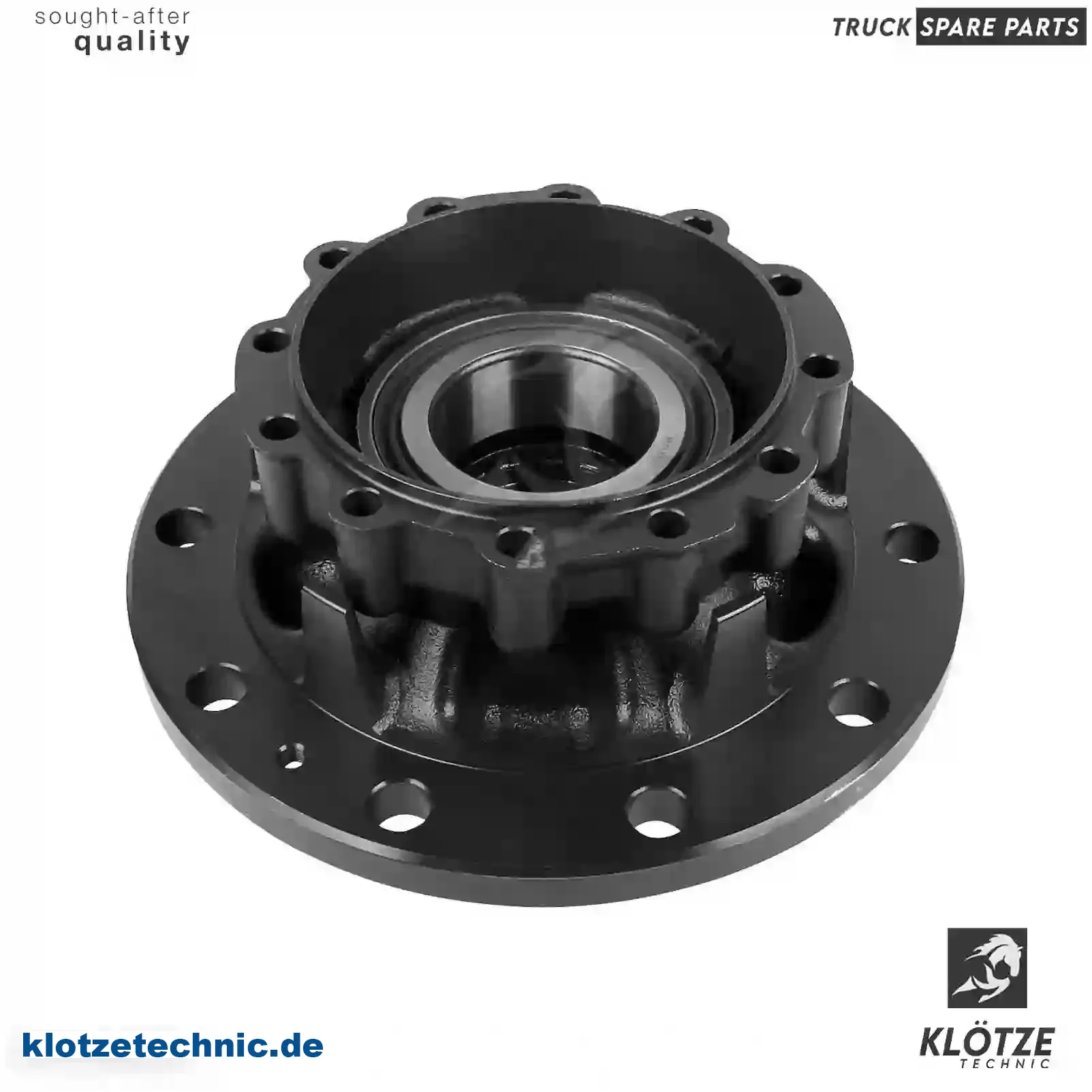 Wheel hub, with bearing, without ABS ring, 7420819822, 7420820420, 20820420, ZG30218-0008, , , || Klötze Technic