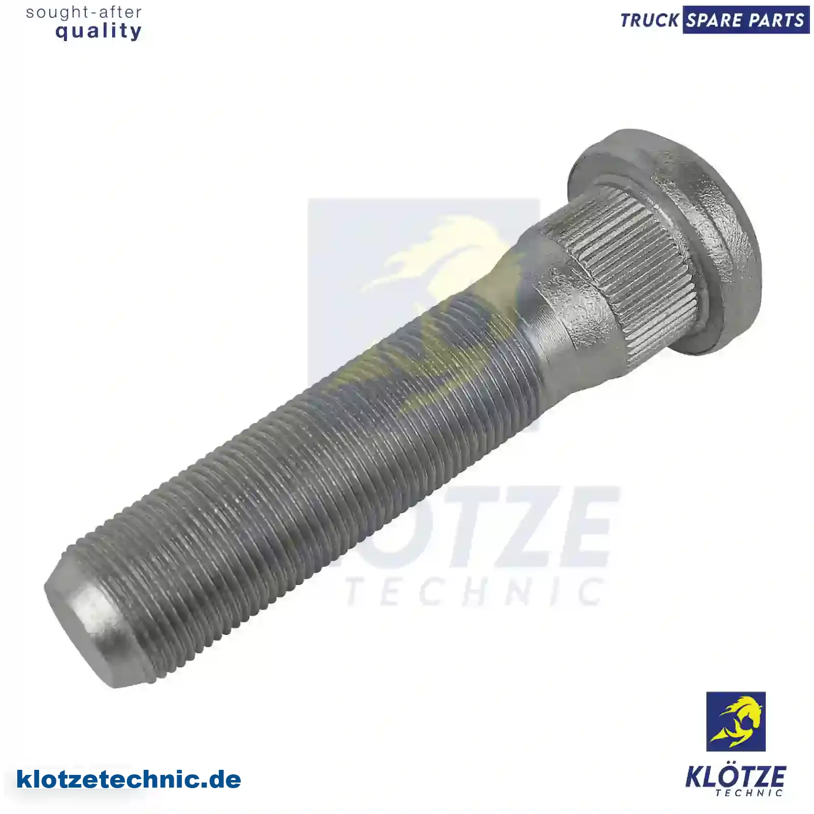 Wheel bolt, 7420515519, 20515519, ZG41908-0008, , , || Klötze Technic