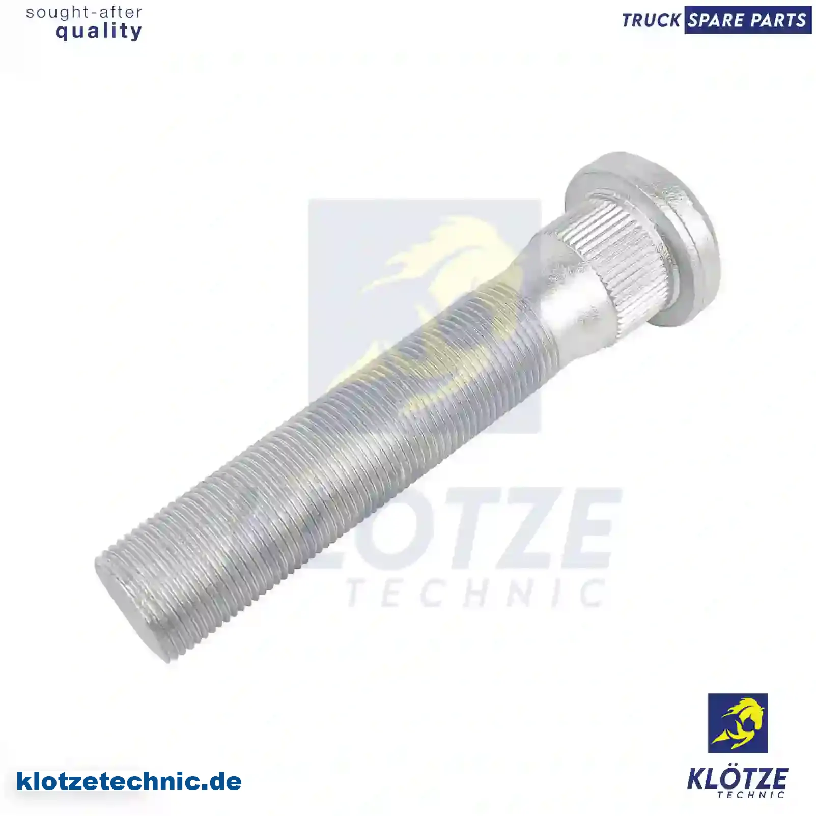 Wheel bolt, 7420524942, 20524942, ZG41918-0008, , , || Klötze Technic