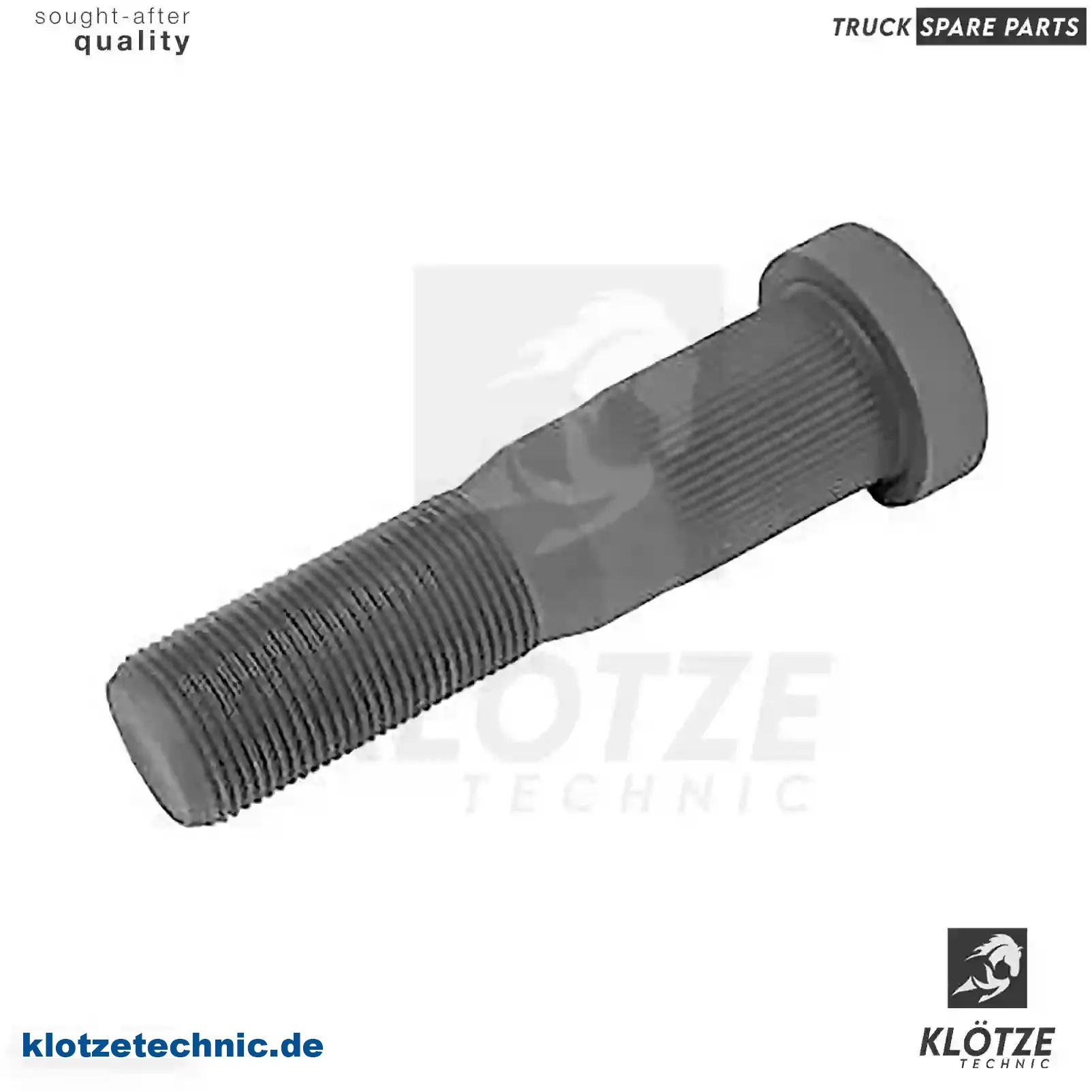 Wheel bolt, 5010439317, 5010439317, ZG41939-0008, , , || Klötze Technic