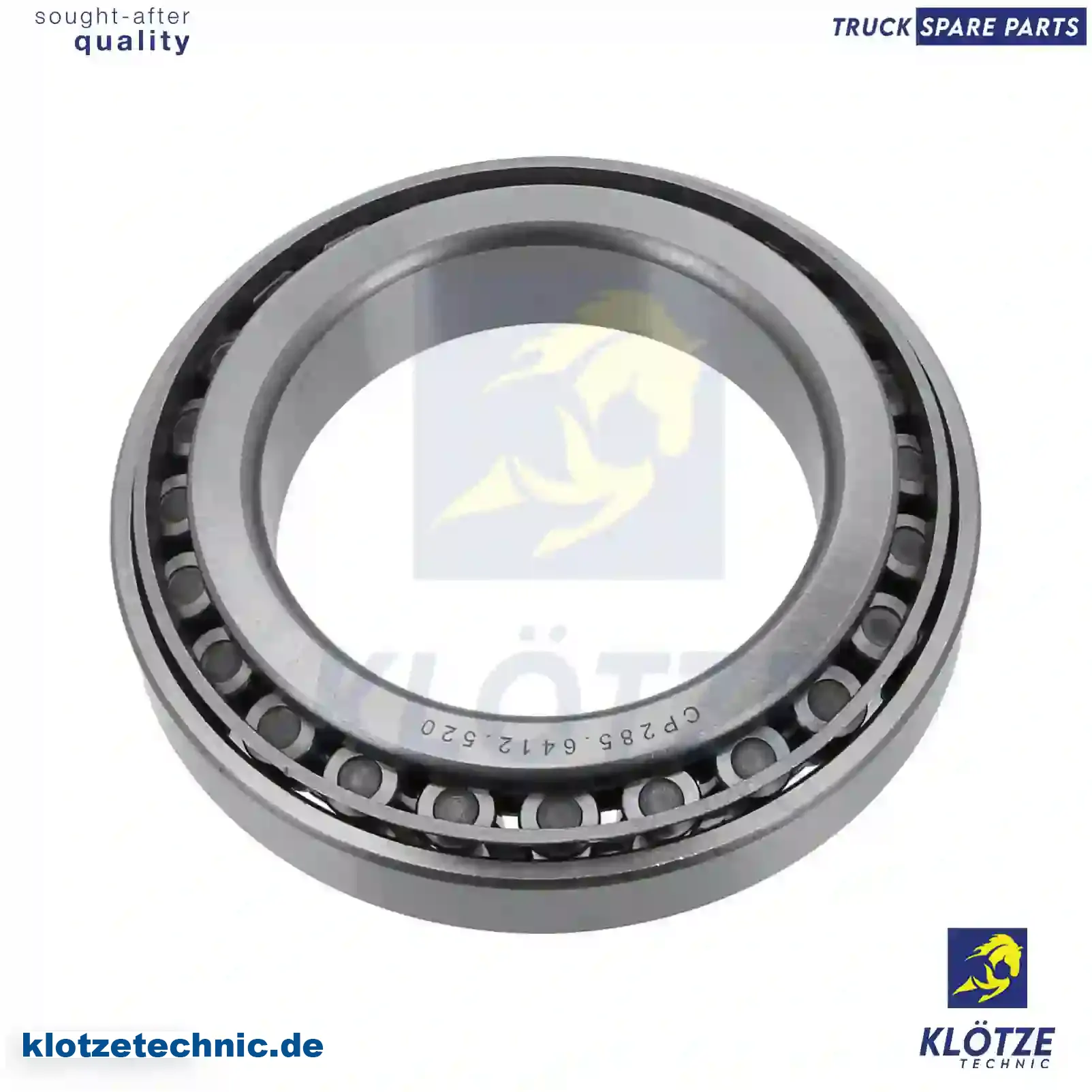 Tapered roller bearing, 01905220, 07172773, 07172774, 07172775, 1905220, 7172773, 7172774, 7172775, 0A5409321B, ZG03031-0008 || Klötze Technic