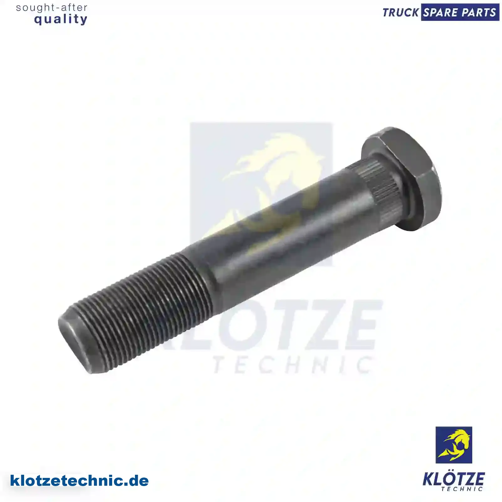 Wheel bolt, 02475869, 42061641, 42064826, 42101367, 42117455, ZG41949-0008 || Klötze Technic