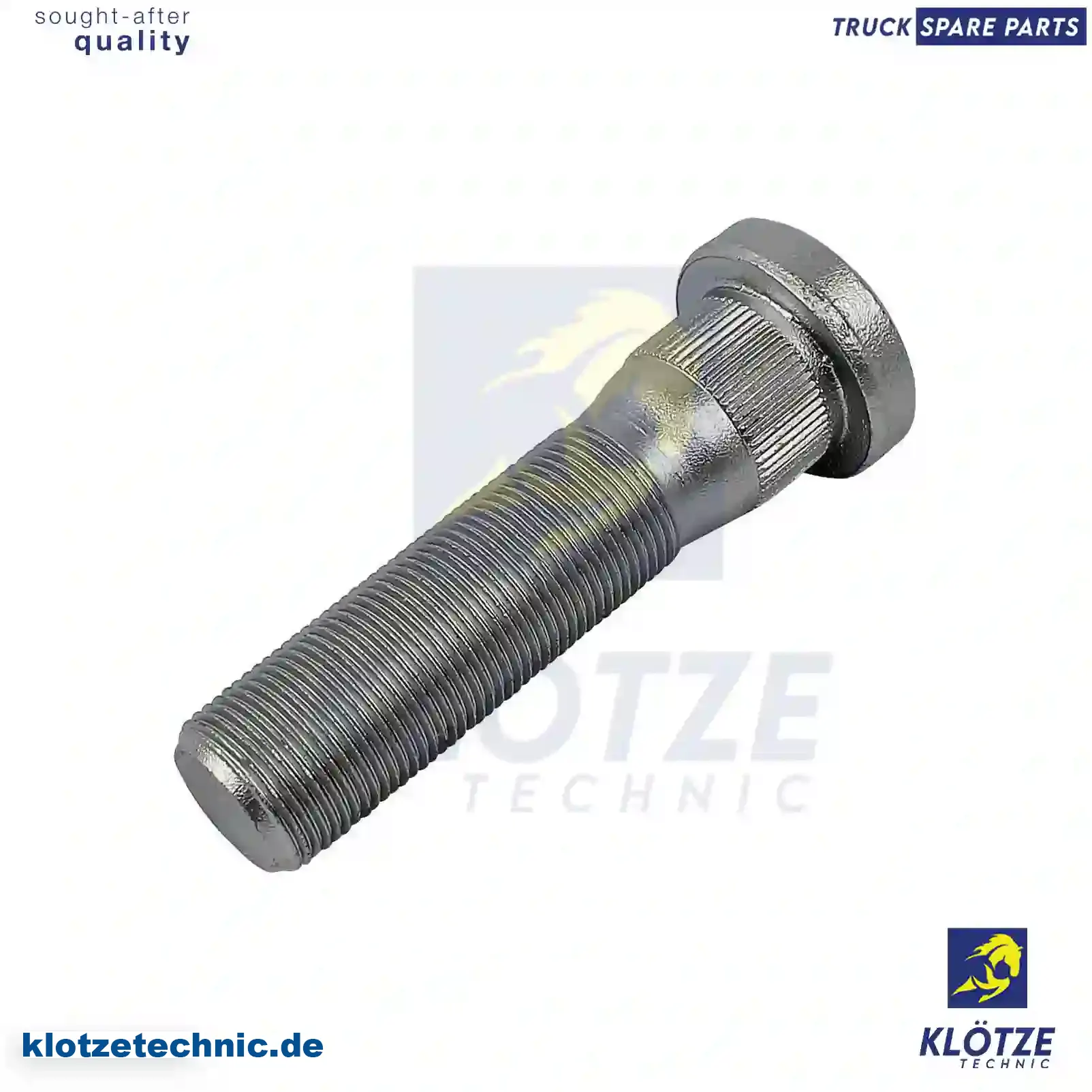 Wheel bolt, 7420515516, 20515516, ZG41911-0008, , , || Klötze Technic