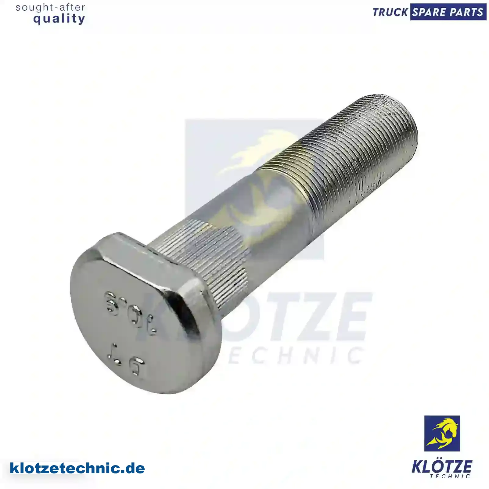 Wheel bolt, 20707705, ZG41920-0008, , , || Klötze Technic