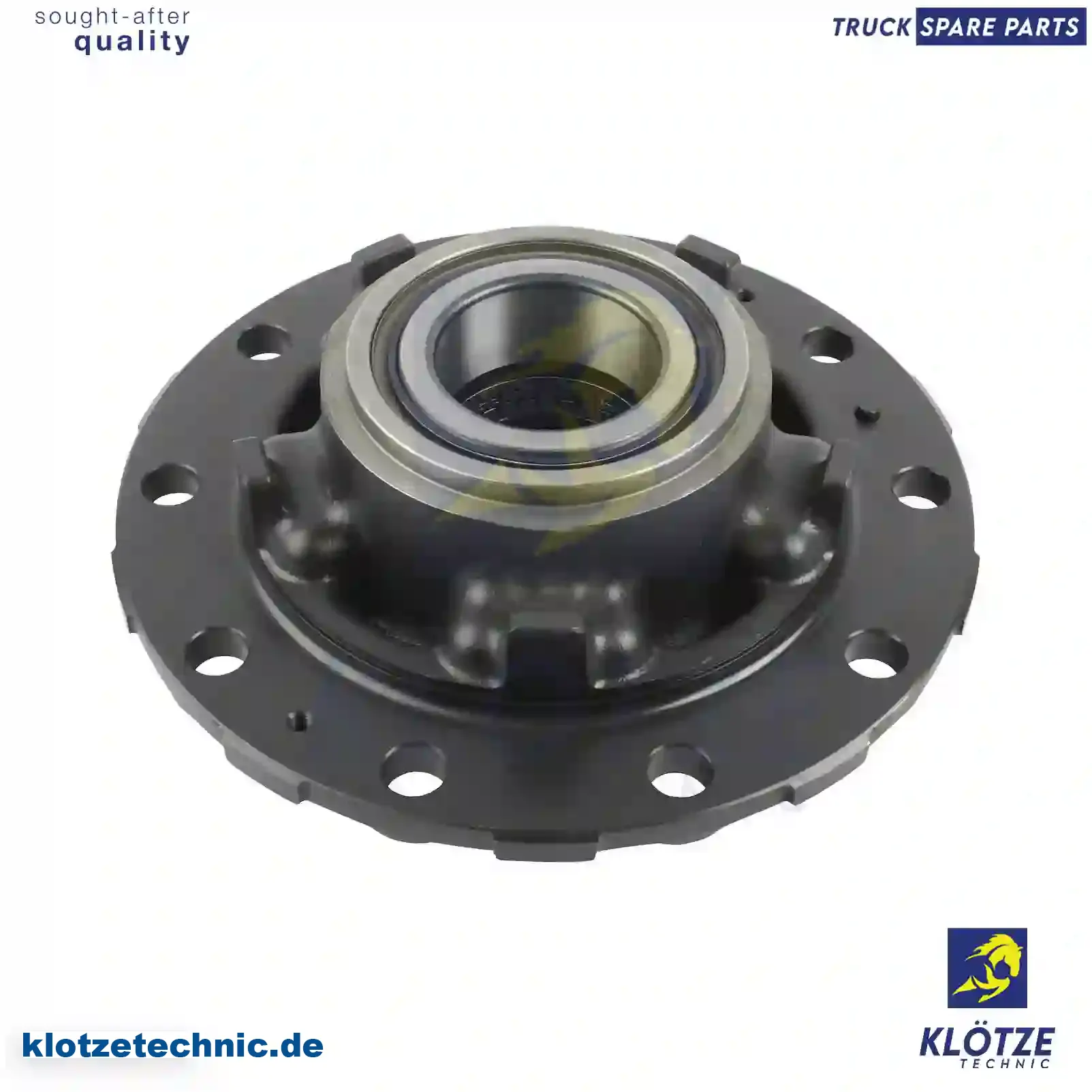 Wheel hub, with bearing, 7420819806, 7421328181, 20819804, 20820402, 21328177, 21328181, ZG30207-0008, 20535207, 20819804, 1075408, 20820402, 1075428, 1076526, 21328181, 21328177, 20819806 || Klötze Technic