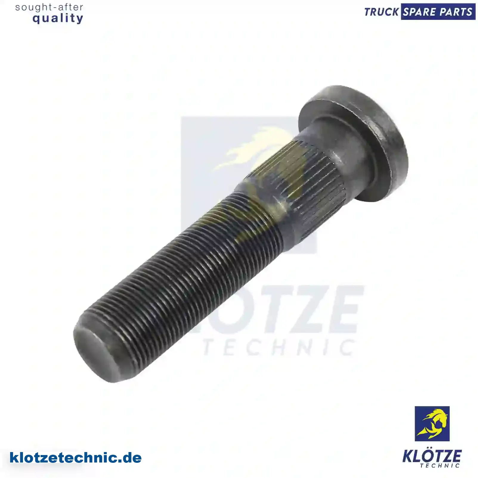 Wheel bolt, 21020997, 21020997PK10, , , || Klötze Technic