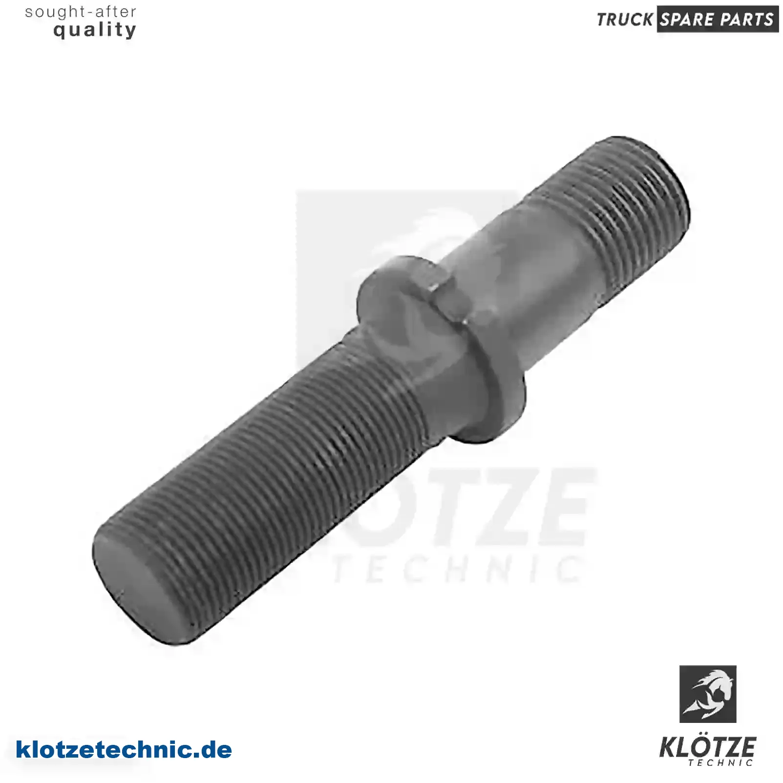 Wheel bolt, 1303104010, 1303104011, 1303104910, , , , || Klötze Technic