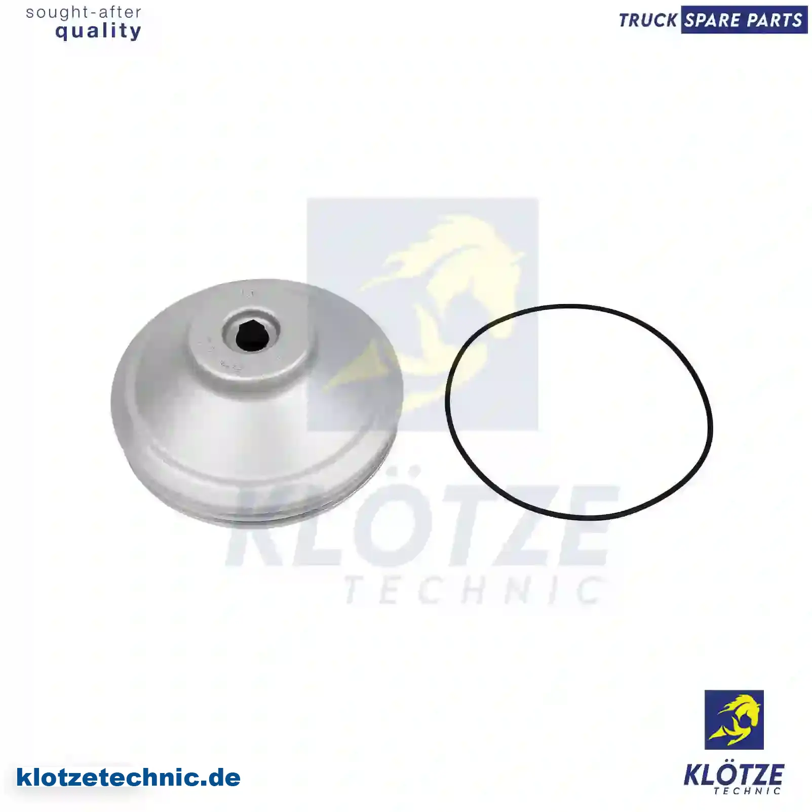 Hub cover, complete with o-ring, 1381114, 1480333, 1728076, 1750065, 1762224, 1762224S1, ZG30059-0008 || Klötze Technic