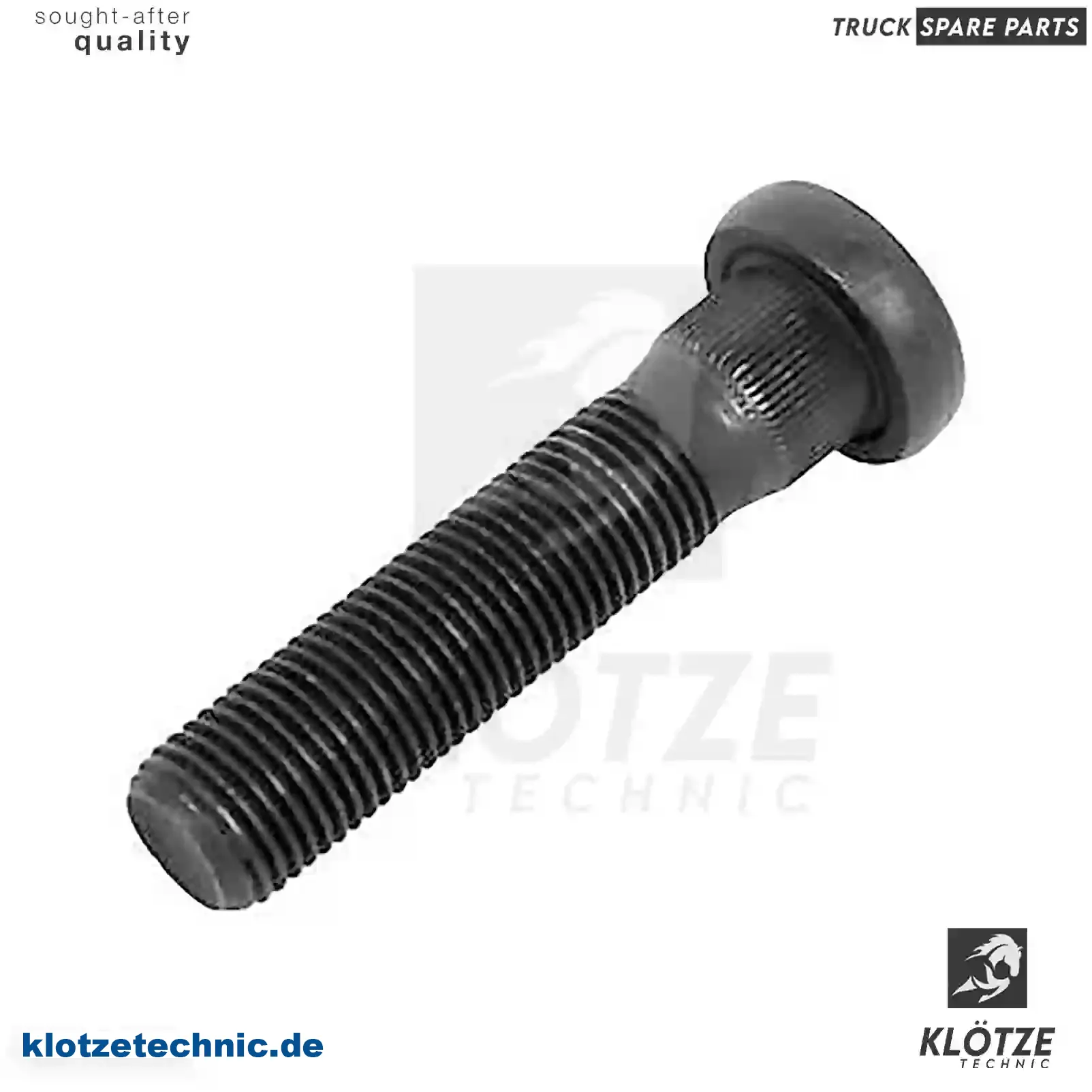 Wheel bolt, 1528655, ZG41898-0008, , , || Klötze Technic