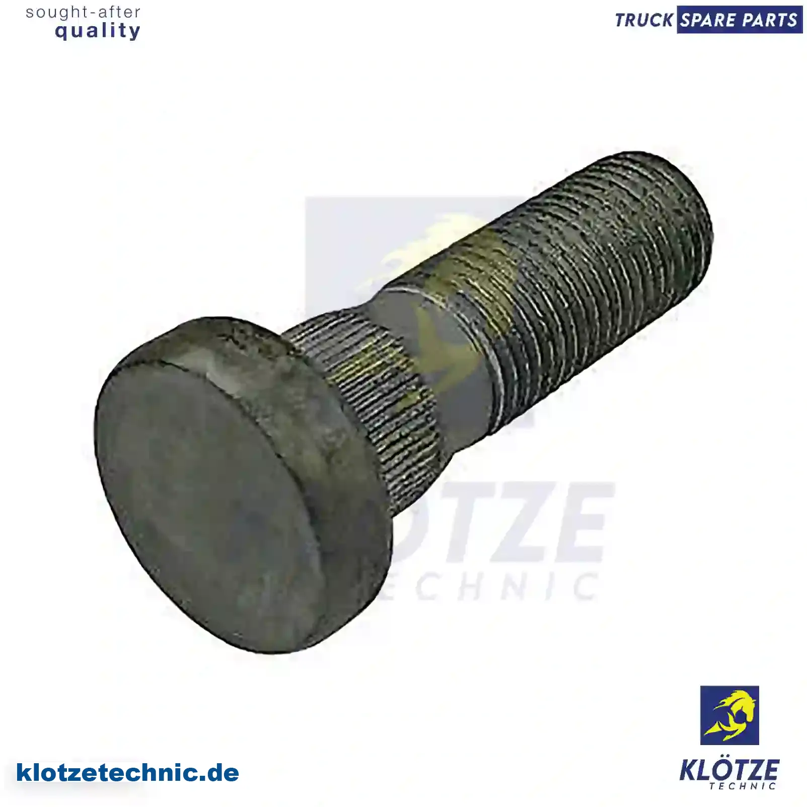 Wheel bolt, 2285276, , , , , || Klötze Technic