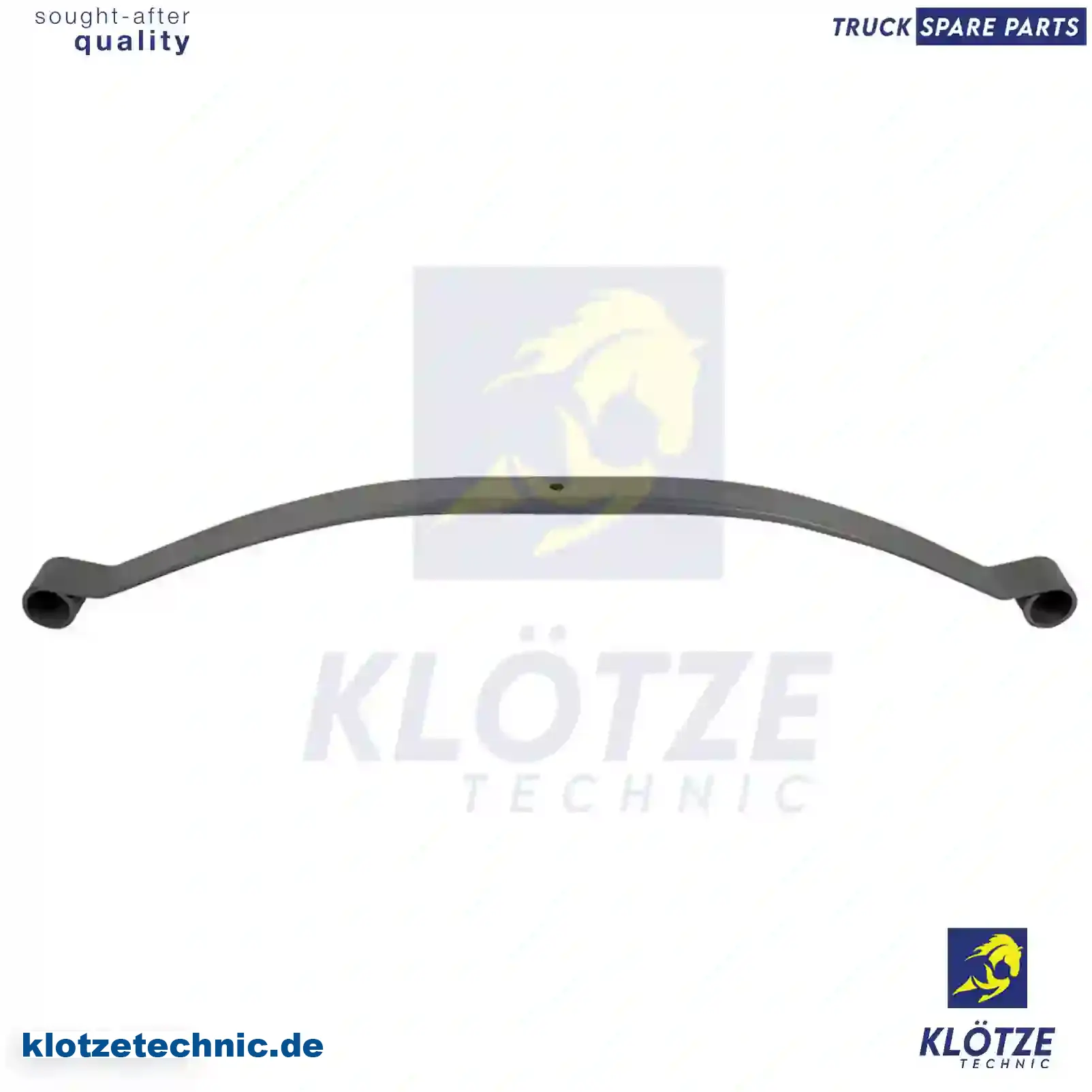 Leaf spring, cabin suspension, 3878911051 || Klötze Technic