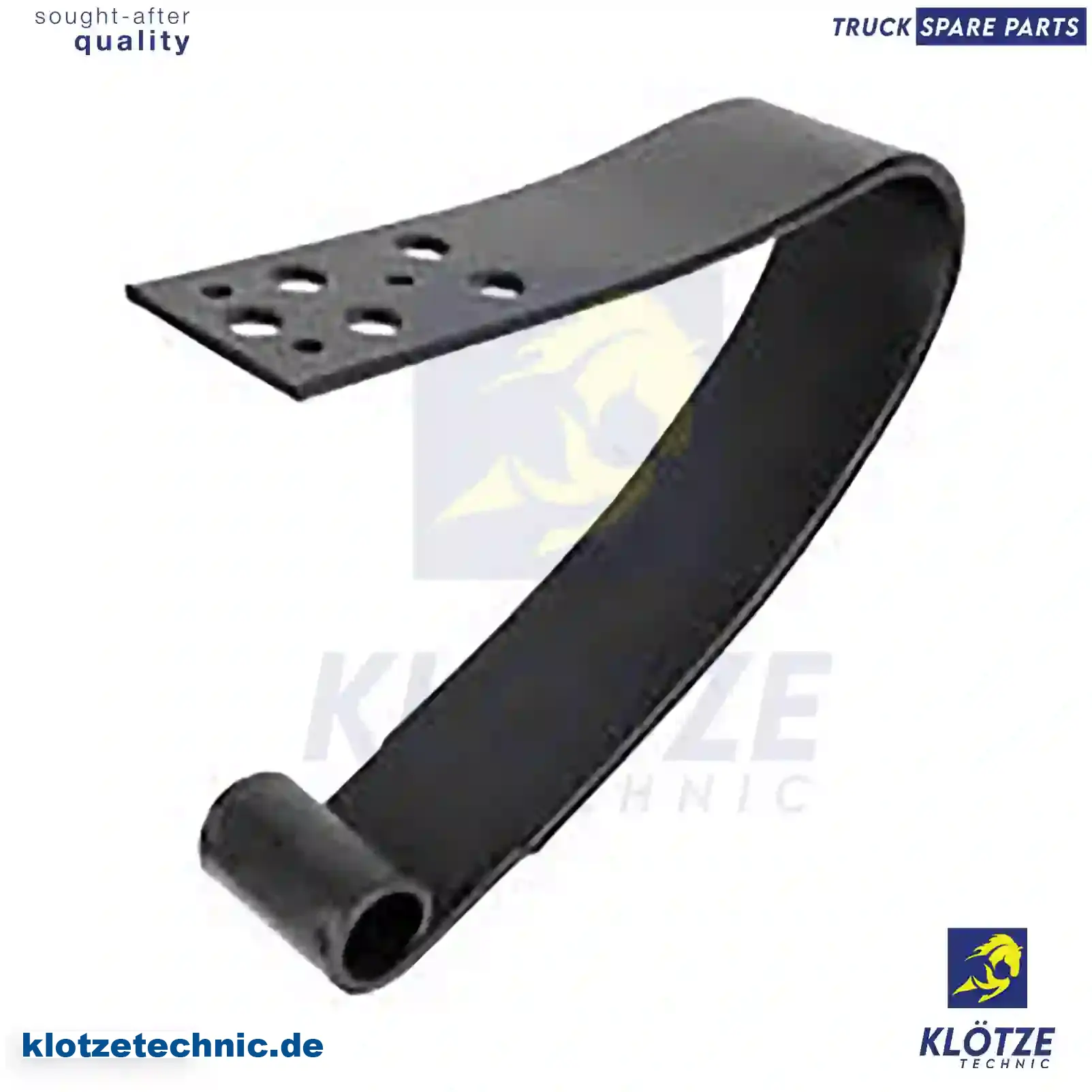 Leaf spring, cabin suspension, 6208910151 || Klötze Technic