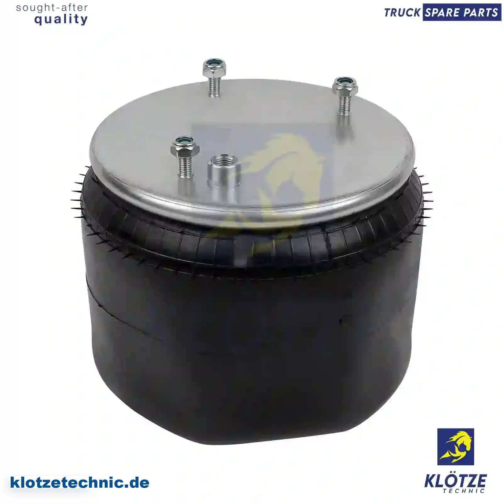 Air spring, with steel piston, 1286251, 1697680, ZG40782-0008 || Klötze Technic