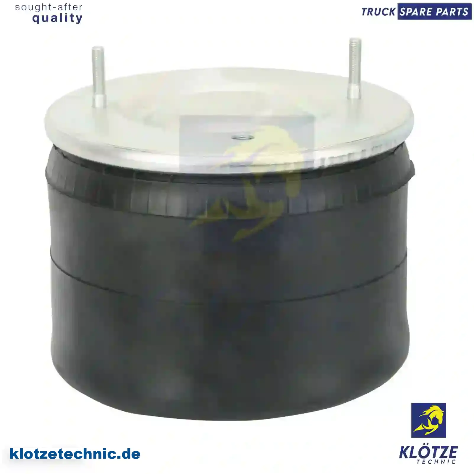 Air spring, with steel piston, 1075365, 1629782, 20554761, , || Klötze Technic