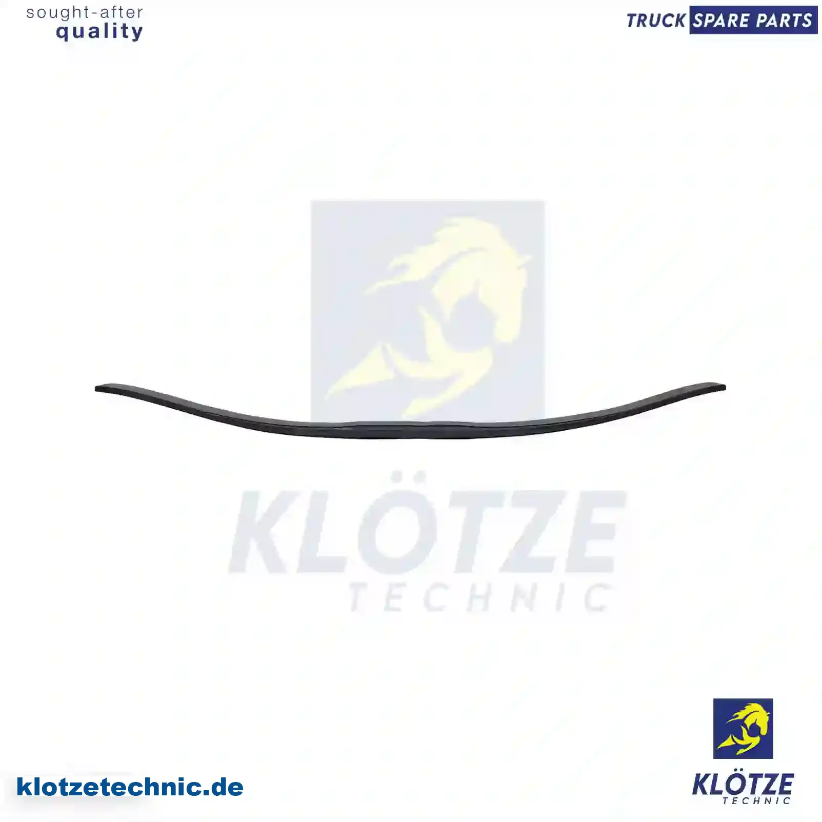 Leaf spring, 81434026734S5 || Klötze Technic