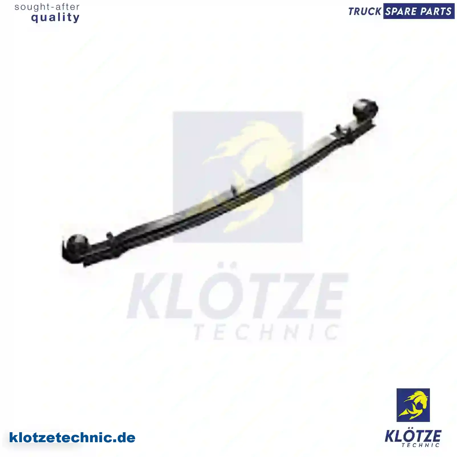 Leaf spring, front, 81434026331 || Klötze Technic