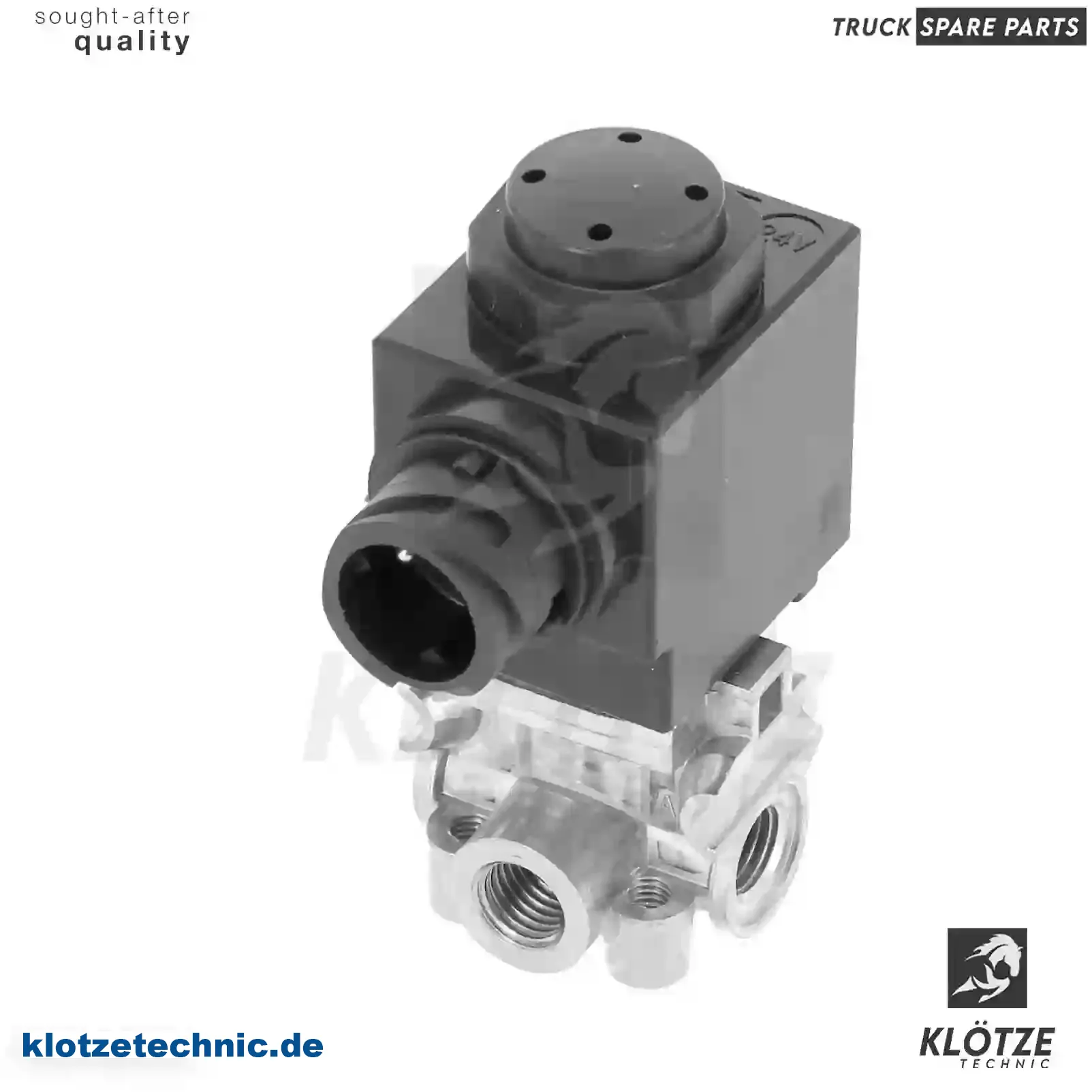 Solenoid valve, 7401078316, 1078316, 3165144, ZG51001-0008 || Klötze Technic