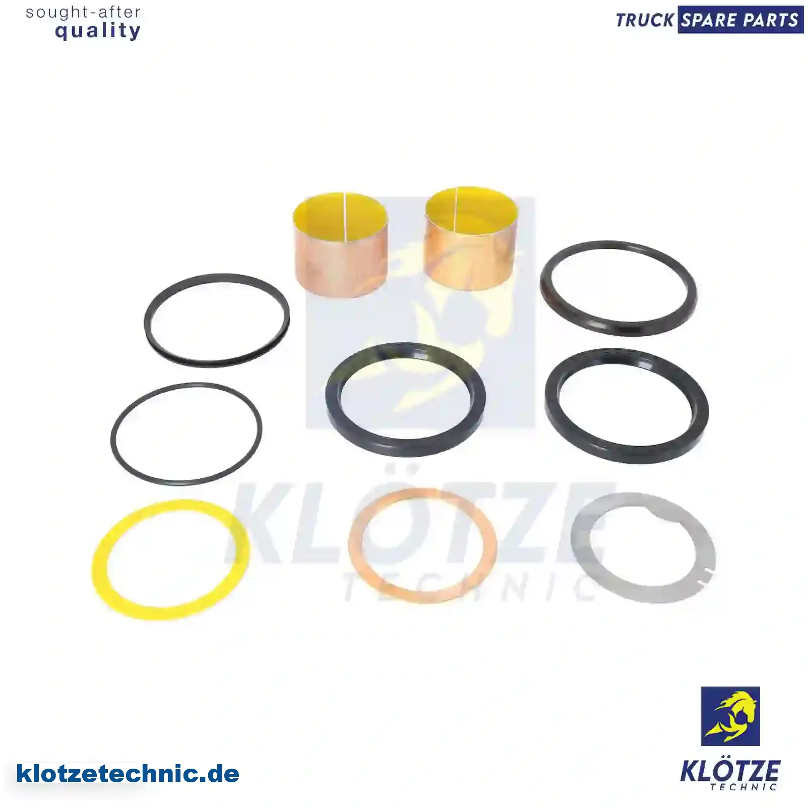 Repair kit, spring saddle, without grease nipple, 2262363 || Klötze Technic