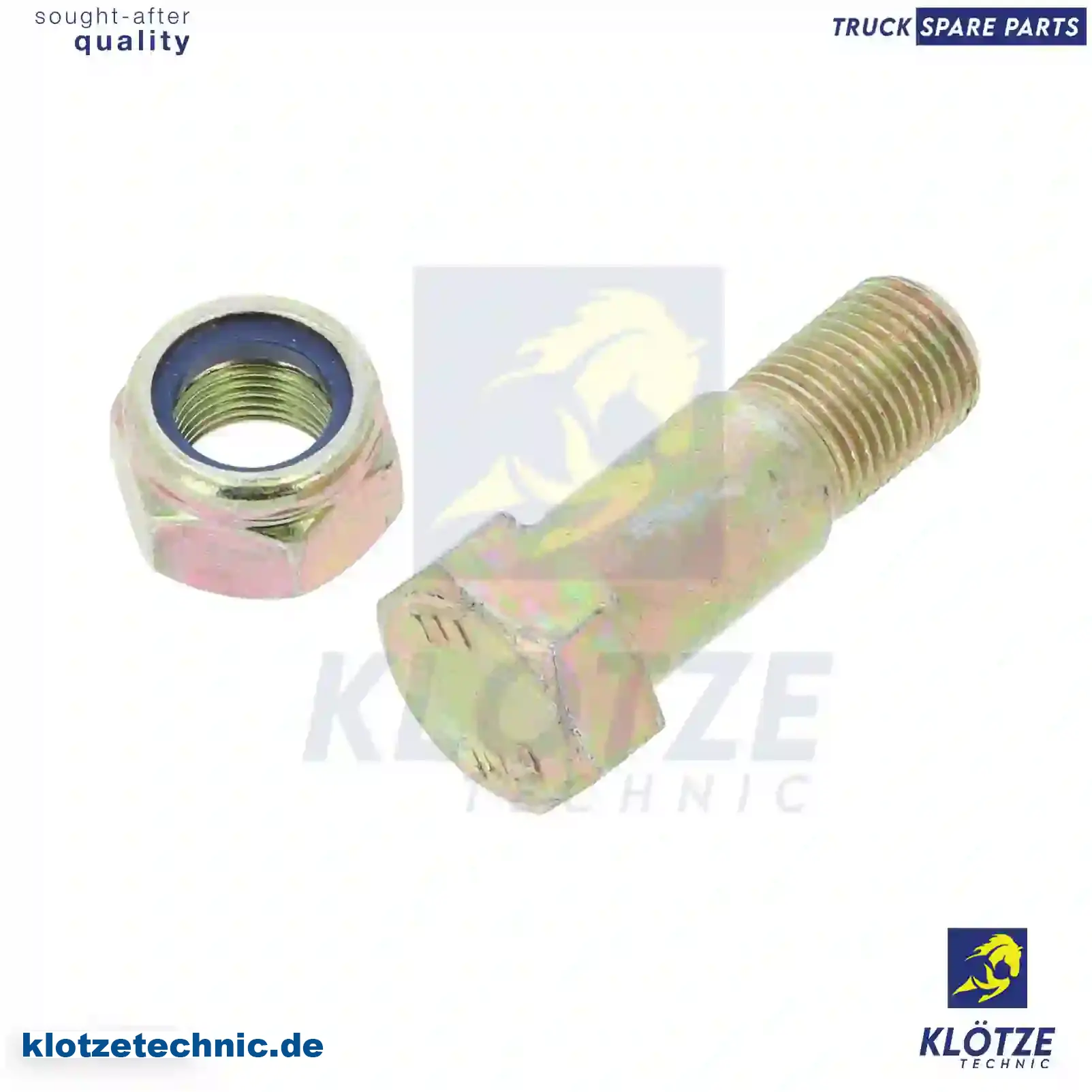 Bolt with nut, 3469900114, 3879900214, , || Klötze Technic