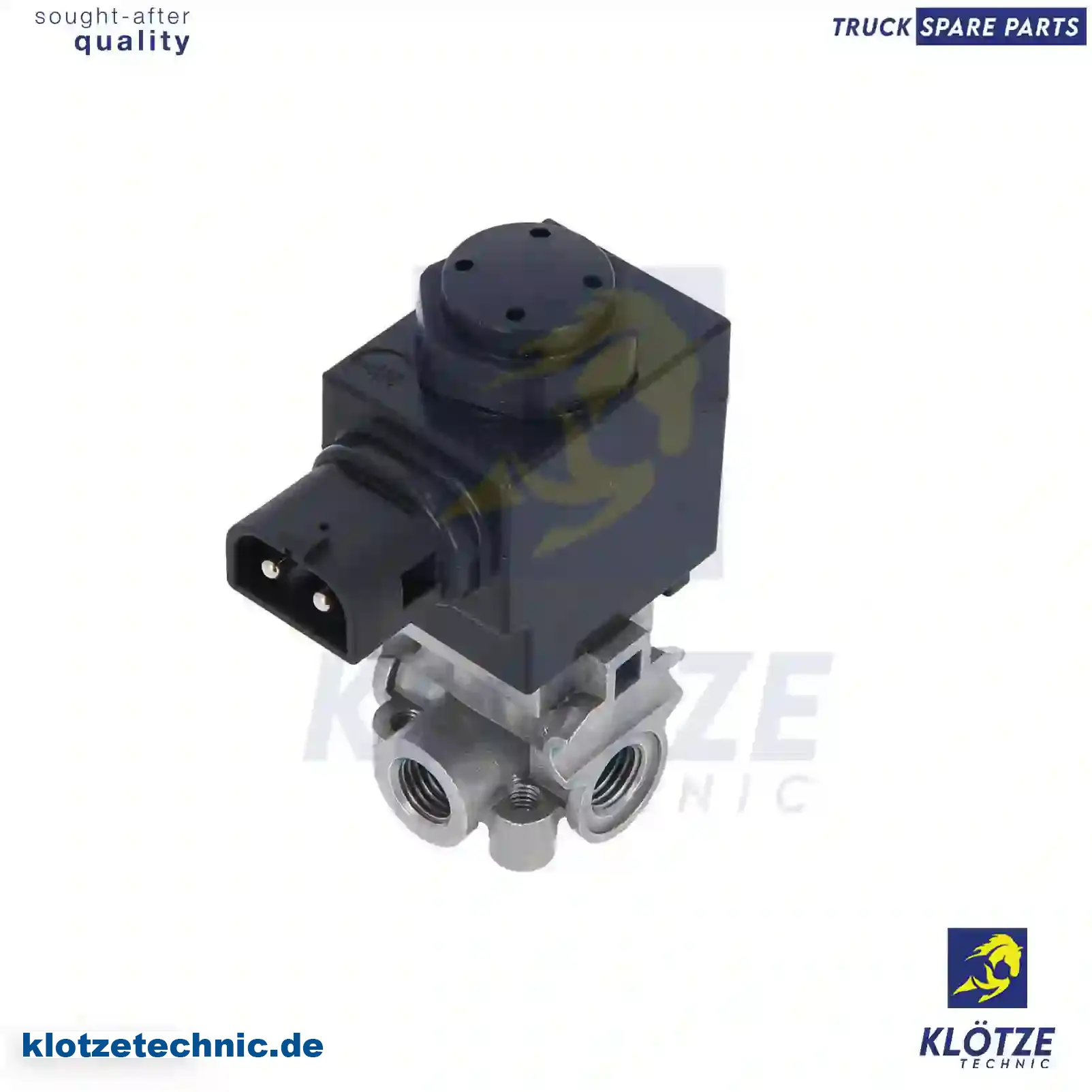 Solenoid valve, 1589338, 1594342, 1610564, 1614303, 1625770, 8123029, 8143015, 8151942, 8158342, ZG50996-0008 || Klötze Technic