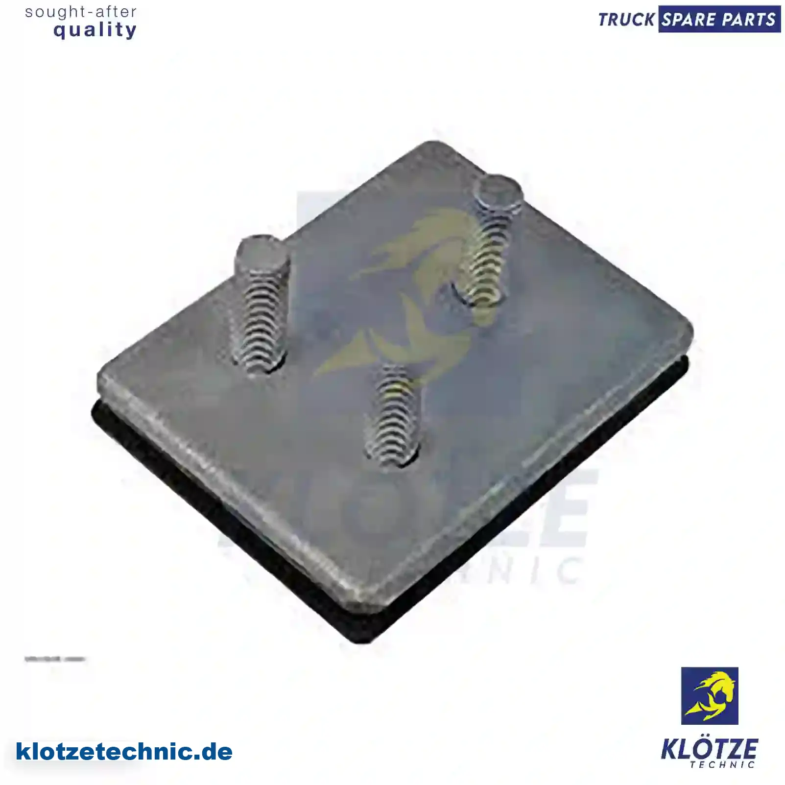 Buffer stop, suspension, front, 9603220084, , , || Klötze Technic