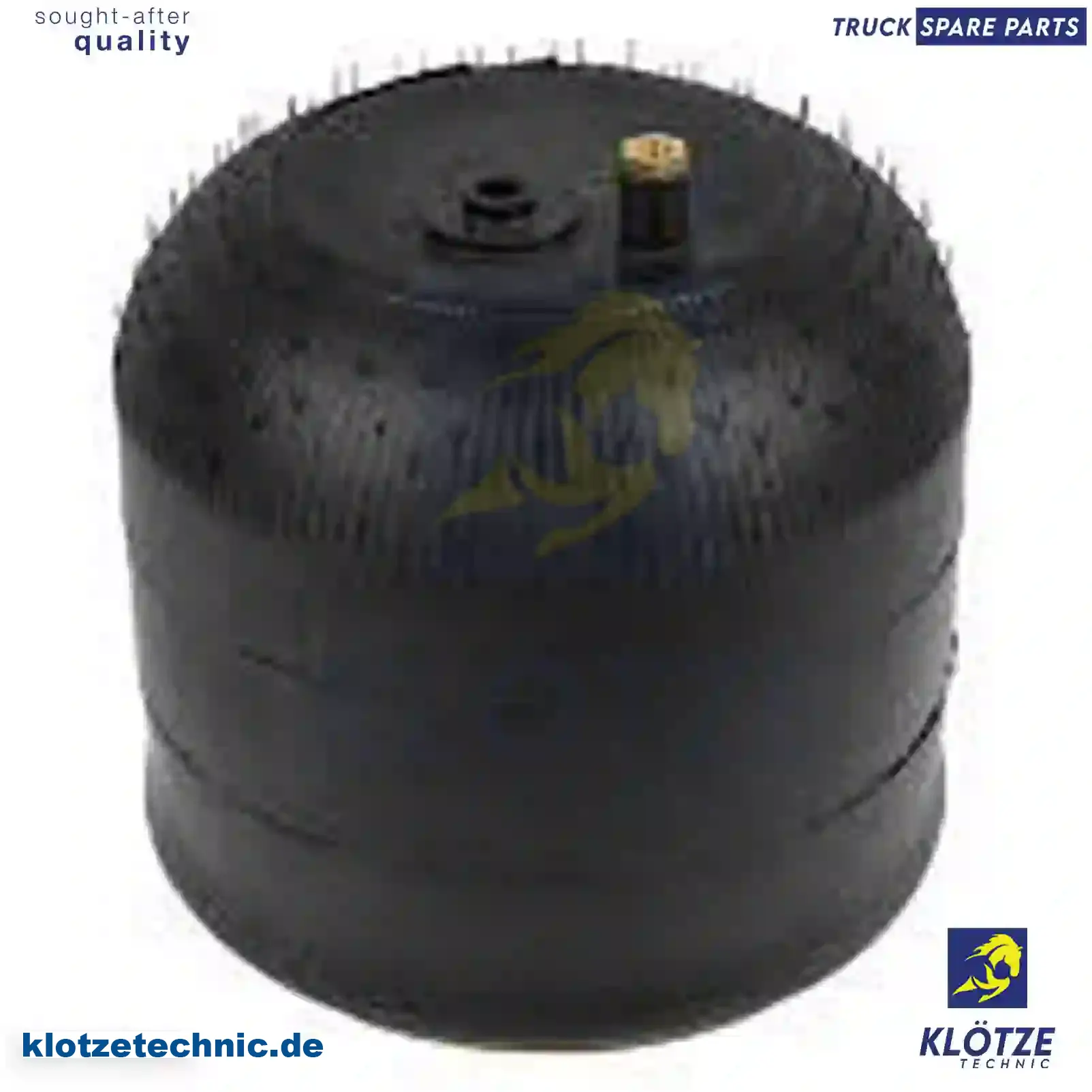 Air spring, with steel piston, 9423201721, 9423202521, 9423207121 || Klötze Technic