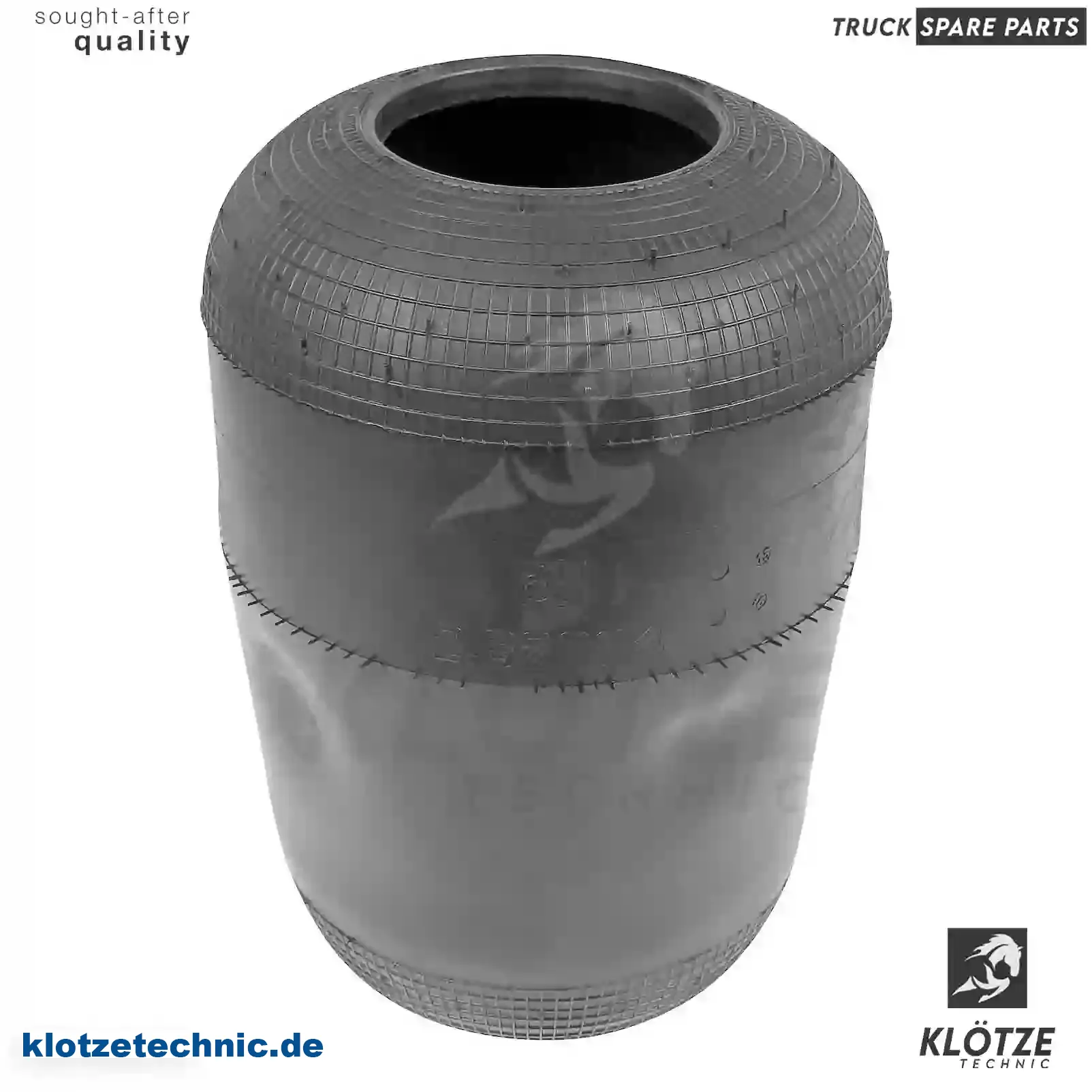 Air spring, without piston, 5000954175, 5000954175, MLF7117, 1612455, ZG40814-0008 || Klötze Technic