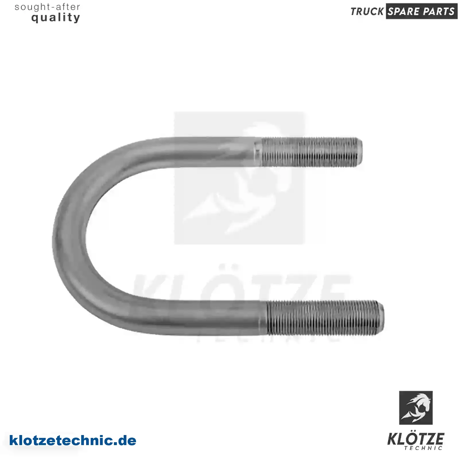 U-bolt, 5010600420, ZG41851-0008, , || Klötze Technic