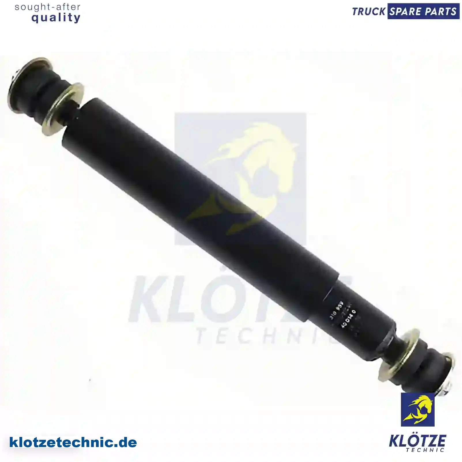 Shock absorber, 5000731913, 5000791059, 5001857655, 81437016262, 5000725485, 5000725804, 5000731913, 5000785659, 5000788318, 5000790852, 5000791059, 5000791097, 5001857665, 5001863287, 5010063387, 5010130500, 5010130888, 5010138561, 5010130888 || Klötze Technic