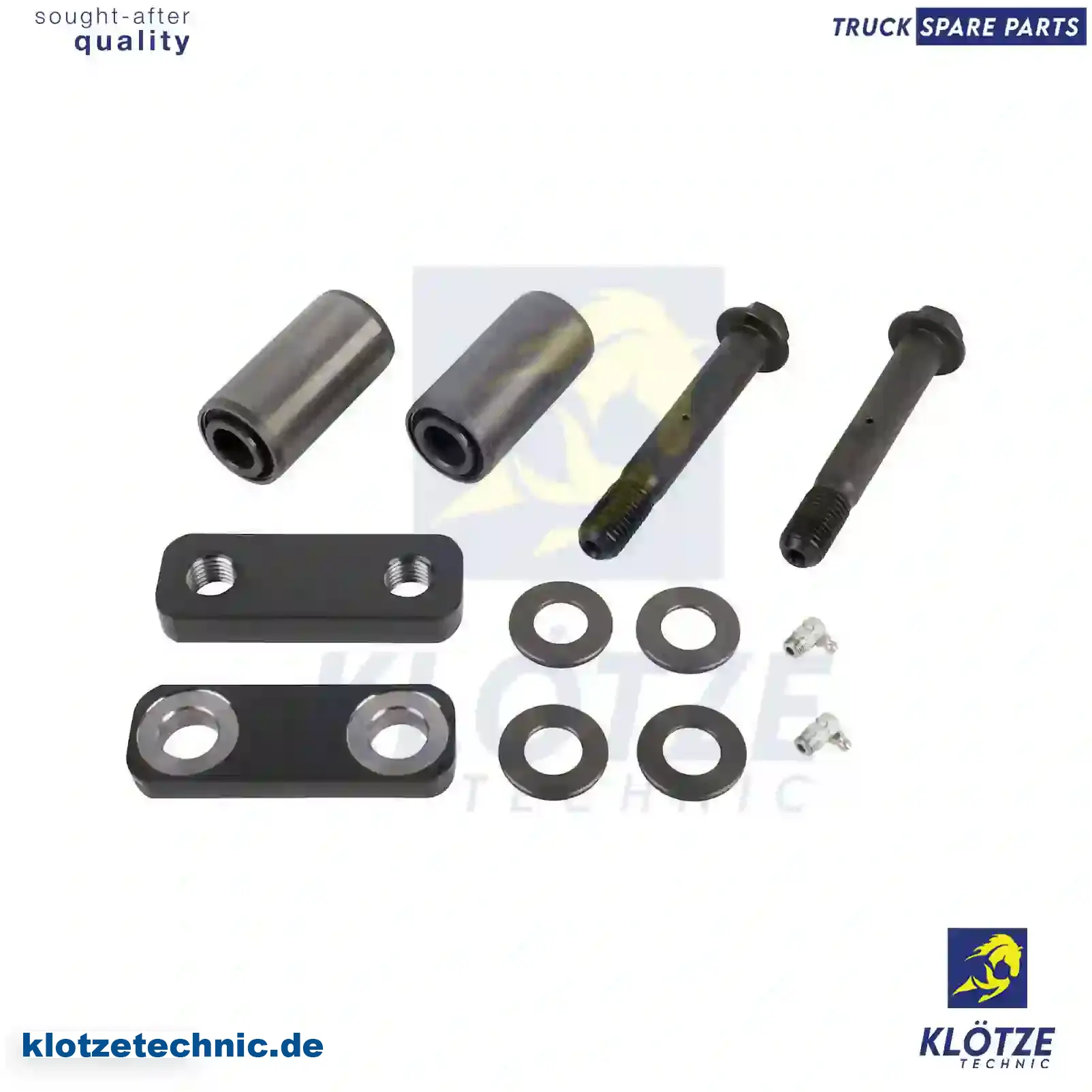 Mounting kit, spring bracket, 20950080, 2139585 || Klötze Technic