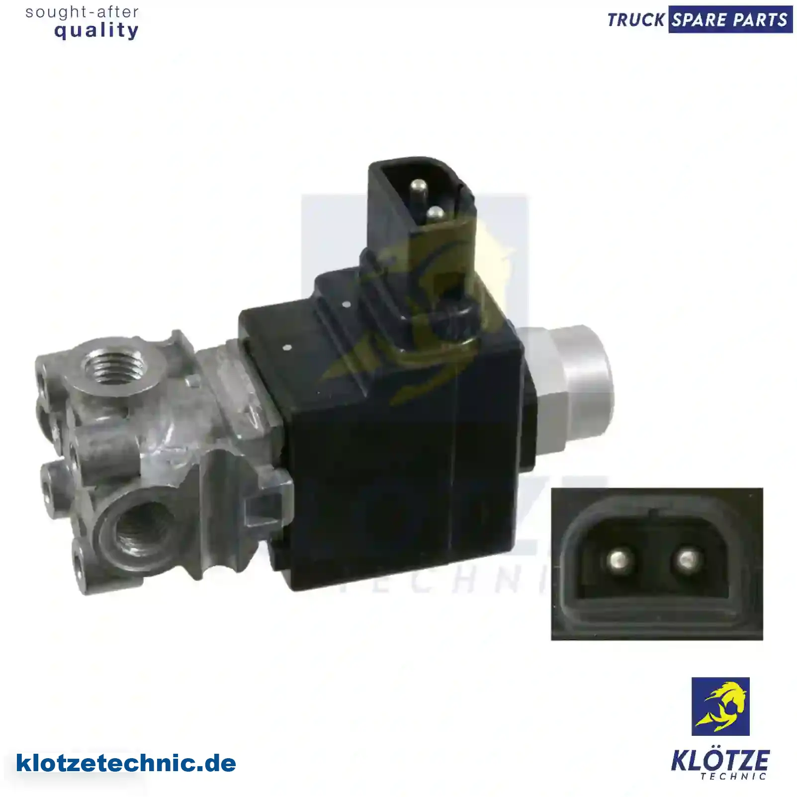 Solenoid valve, 1078320, 1589344, 1594346, 1610568, 8143019 || Klötze Technic