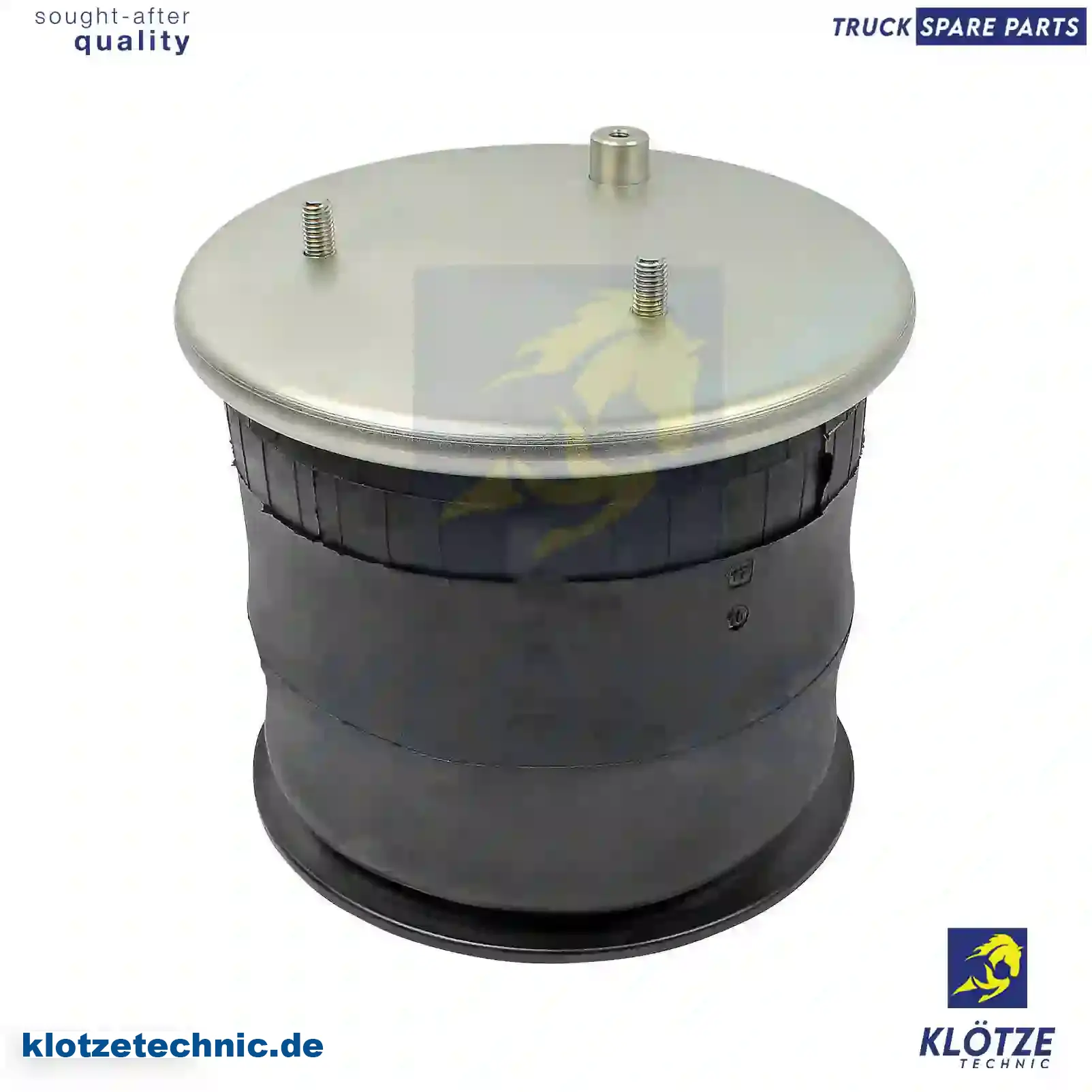 Air spring, left, with plastic piston, 500042668, 50419 || Klötze Technic